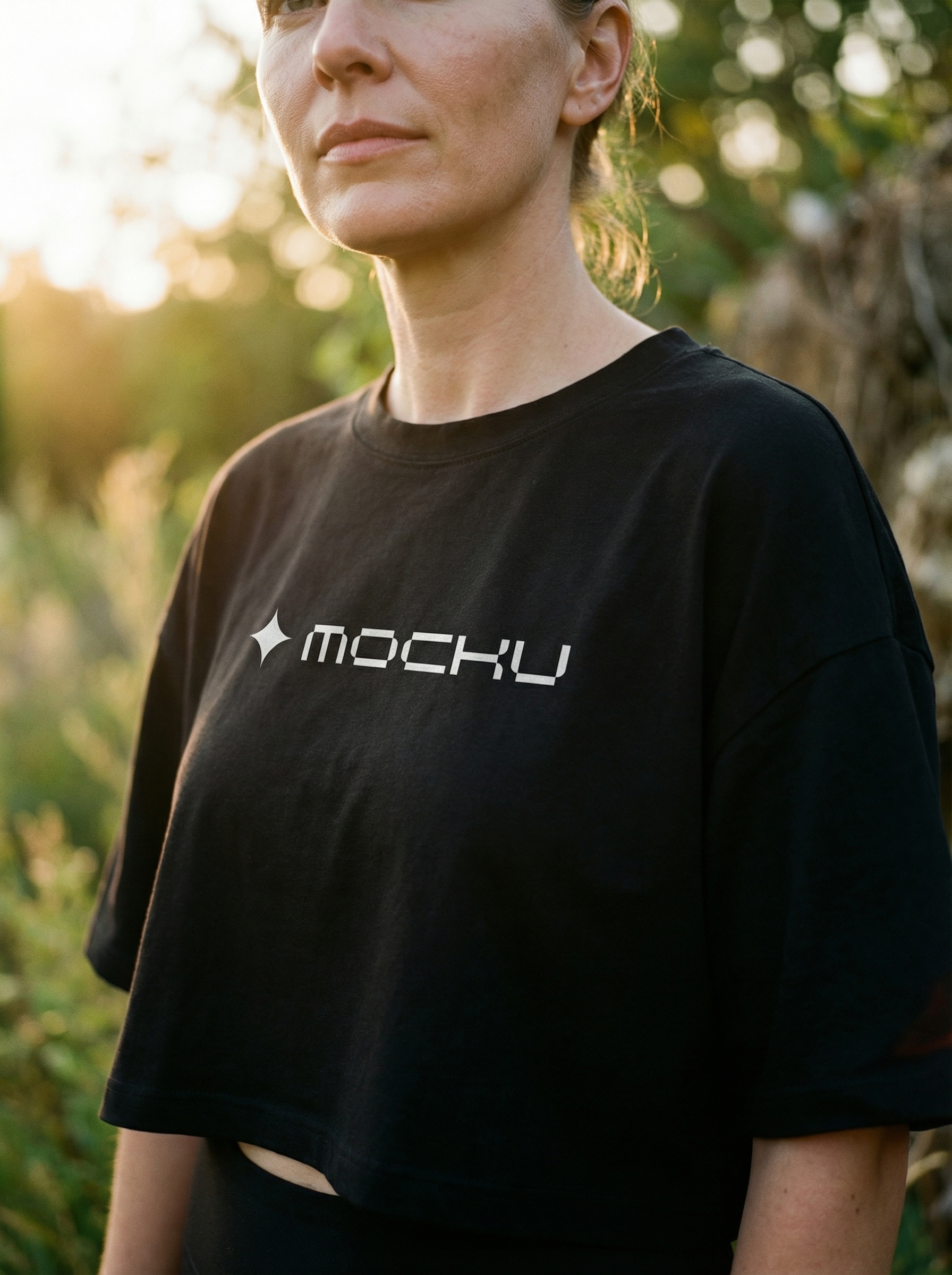 Crop Top Nature mockup