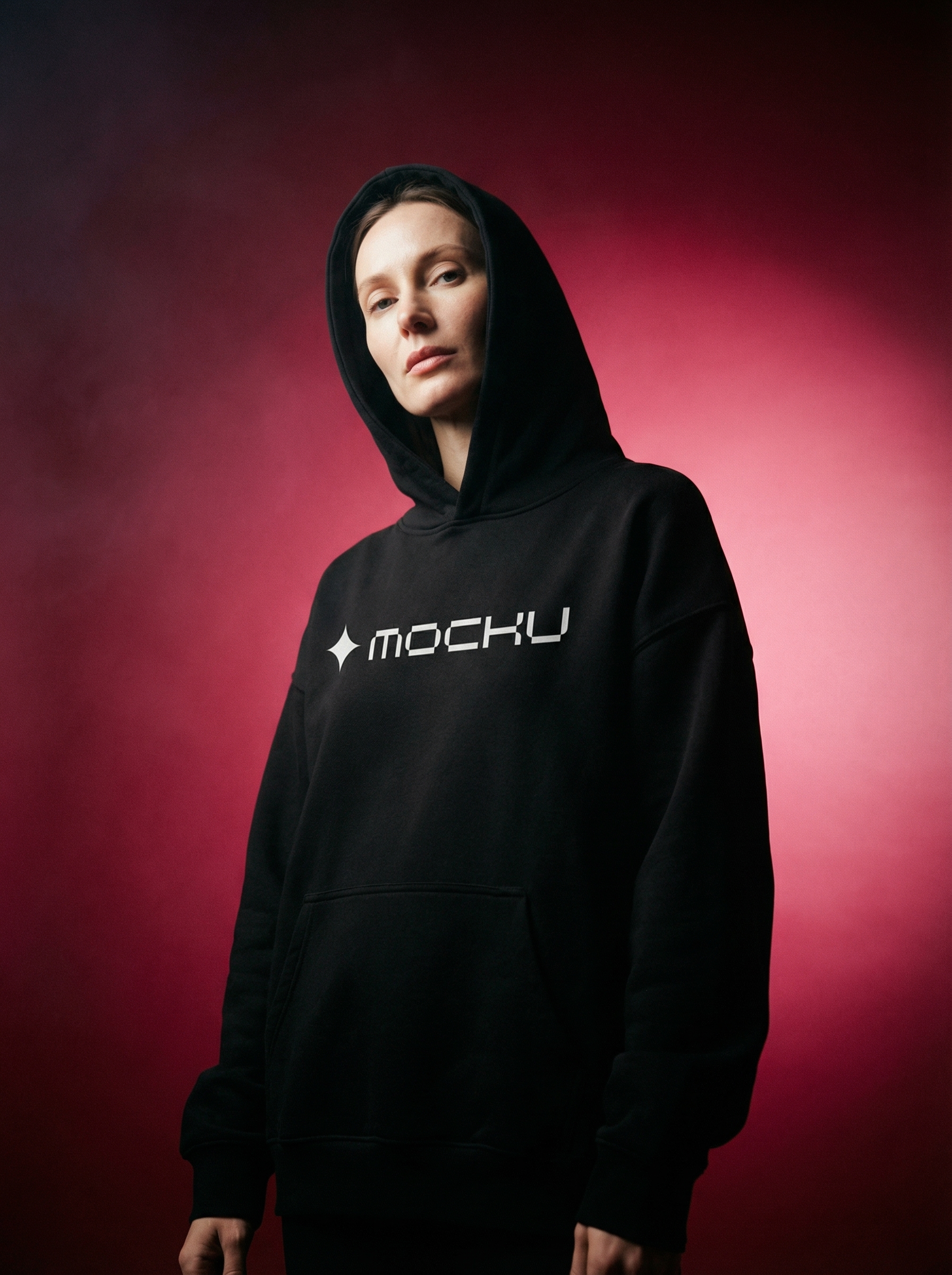 Hoodie Floating Petals mockup