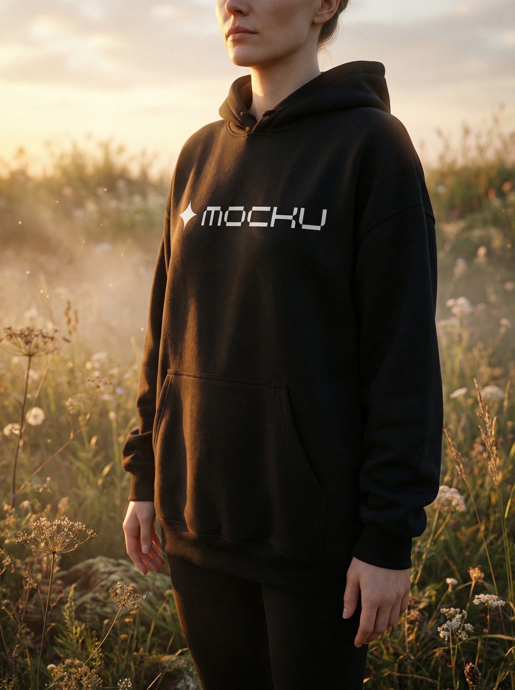 Hoodie Fantasy Meadow mockup