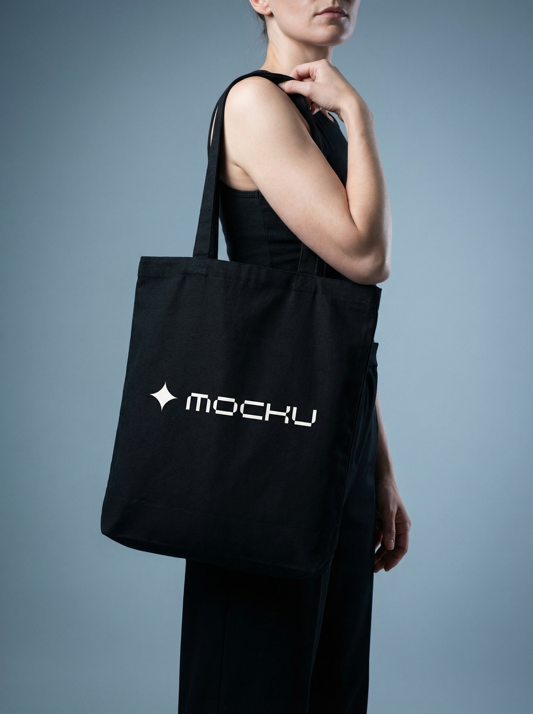 Tote Bag Cool Gradient Luxury Studio mockup