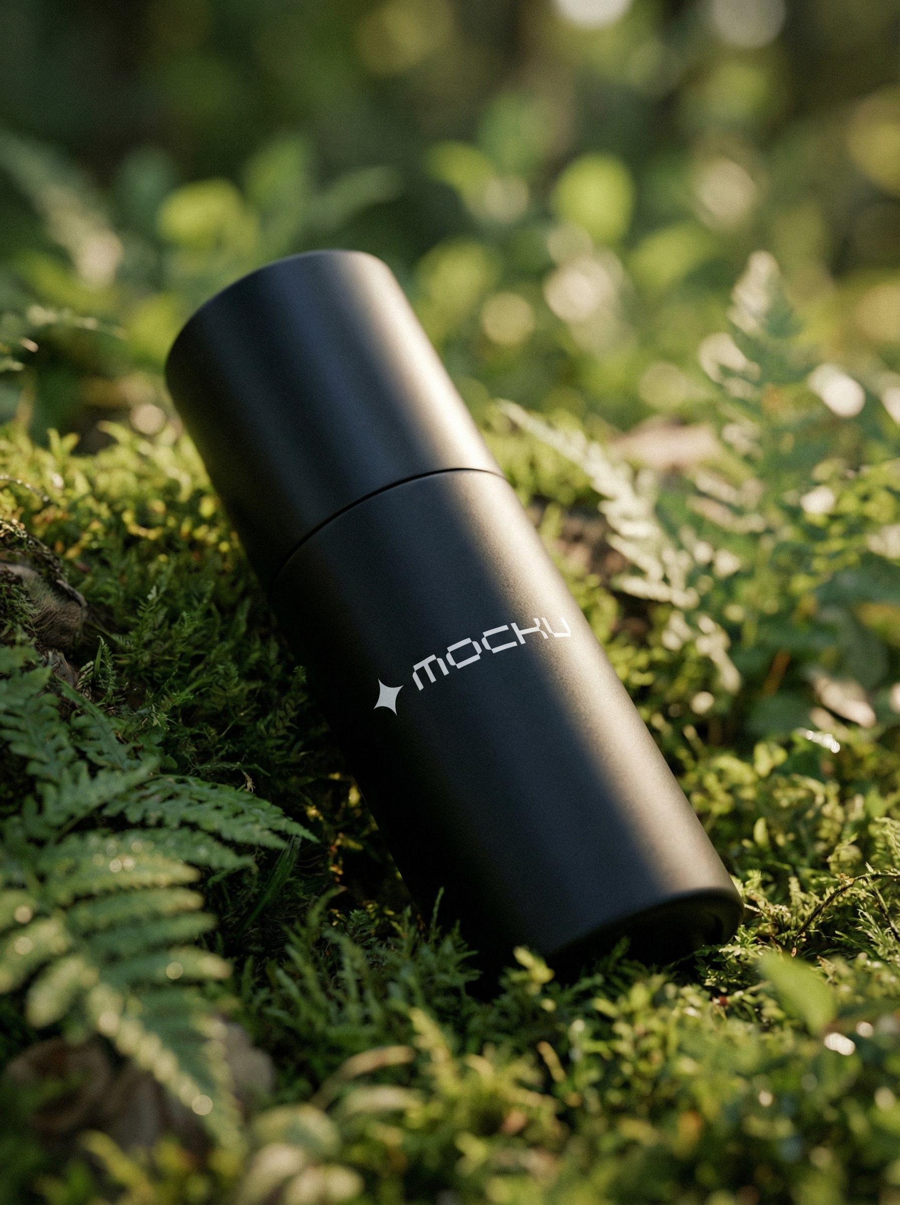 Cosmetic Bottle Nature mockup