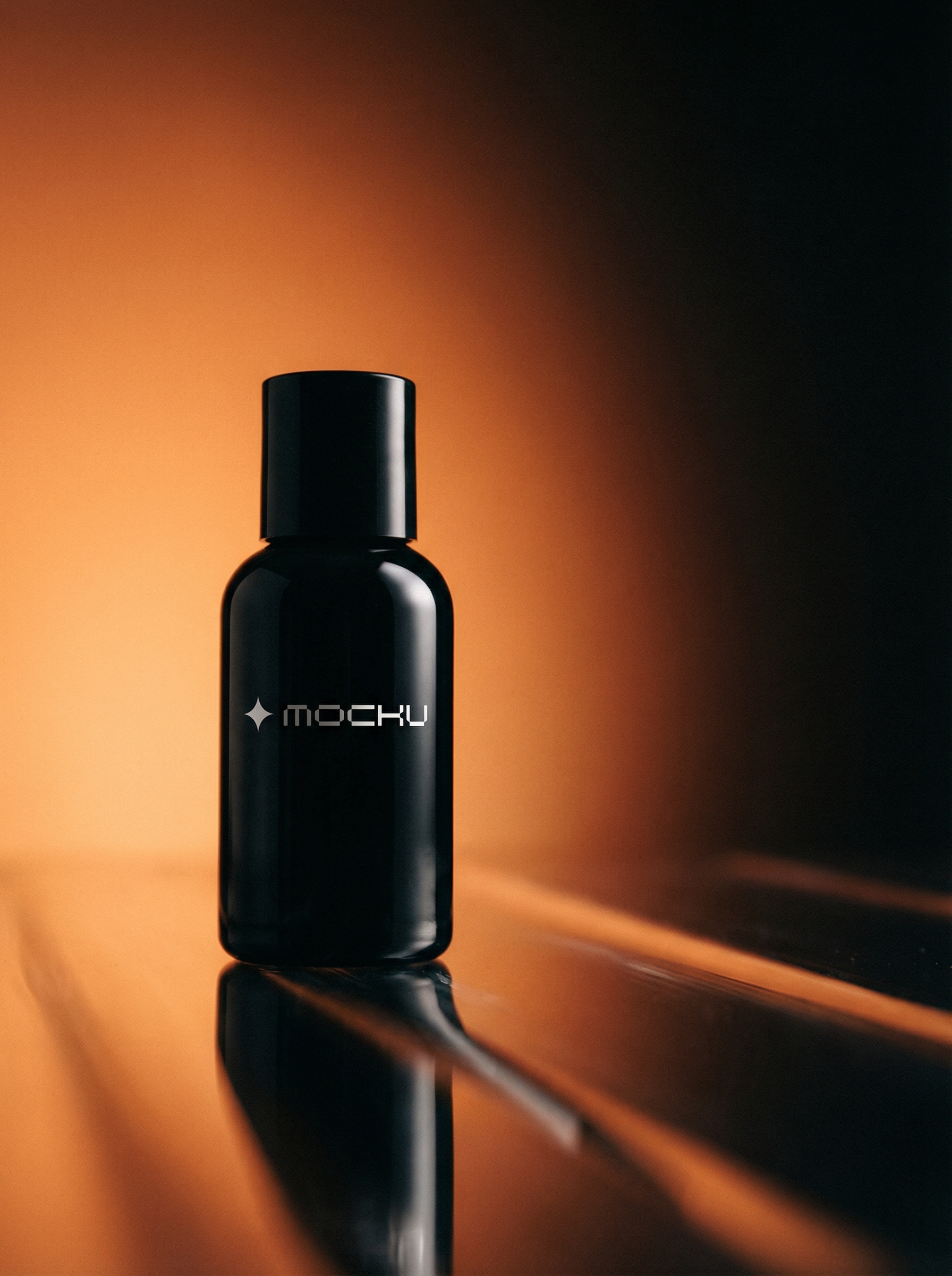 Cosmetic Bottle Minimal White mockup