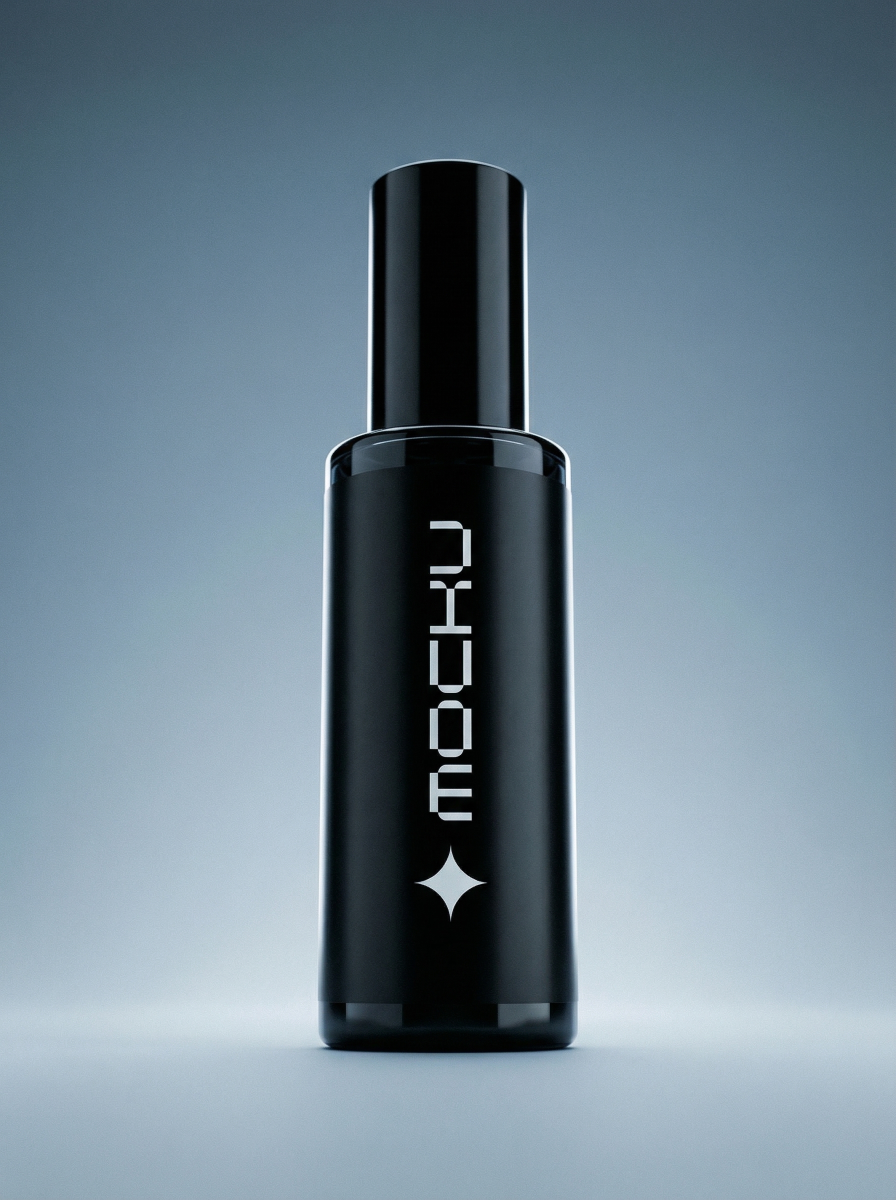 Cosmetic Bottle Minimal White mockup