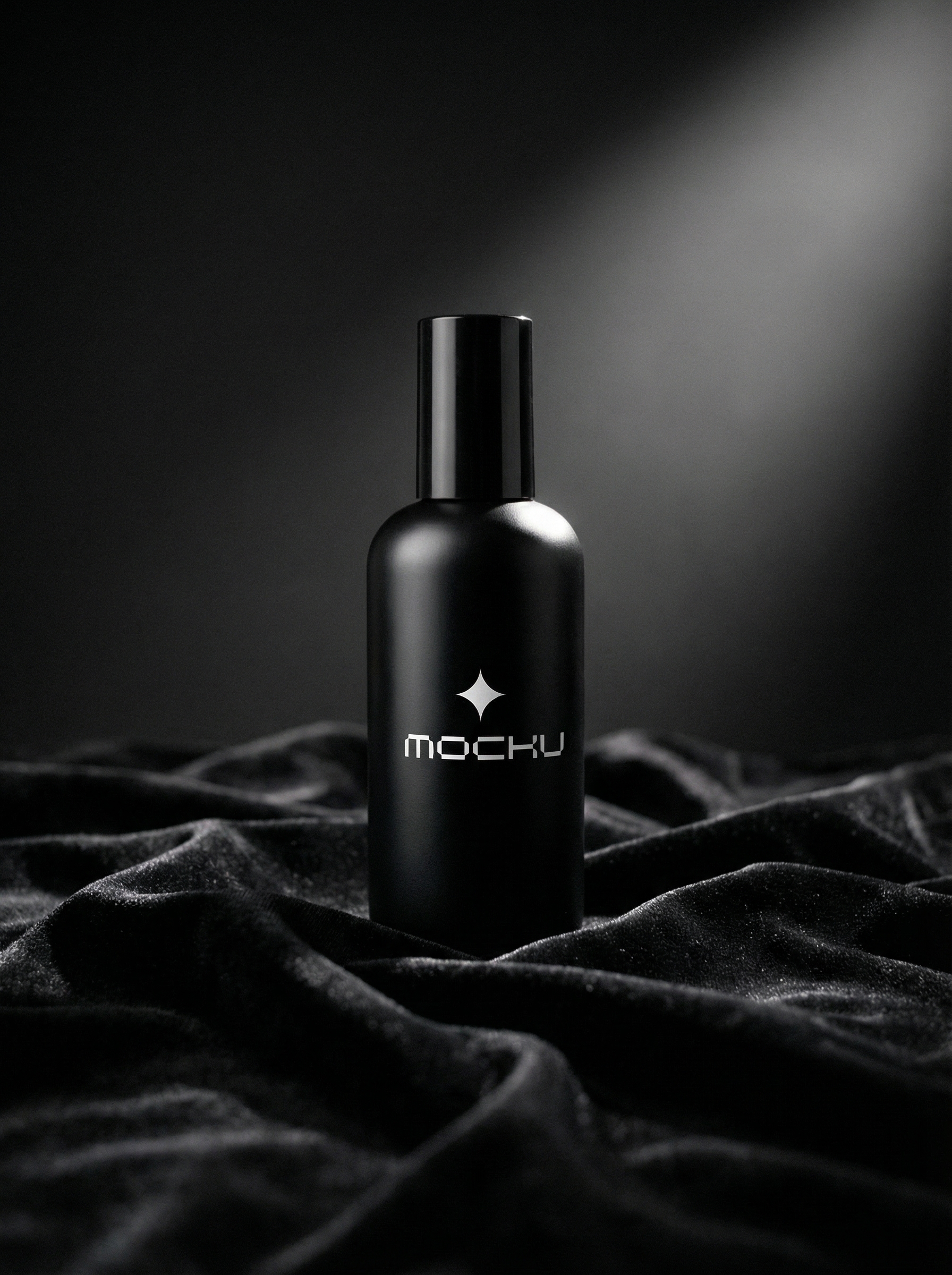 Cosmetic Bottle Minimal White mockup