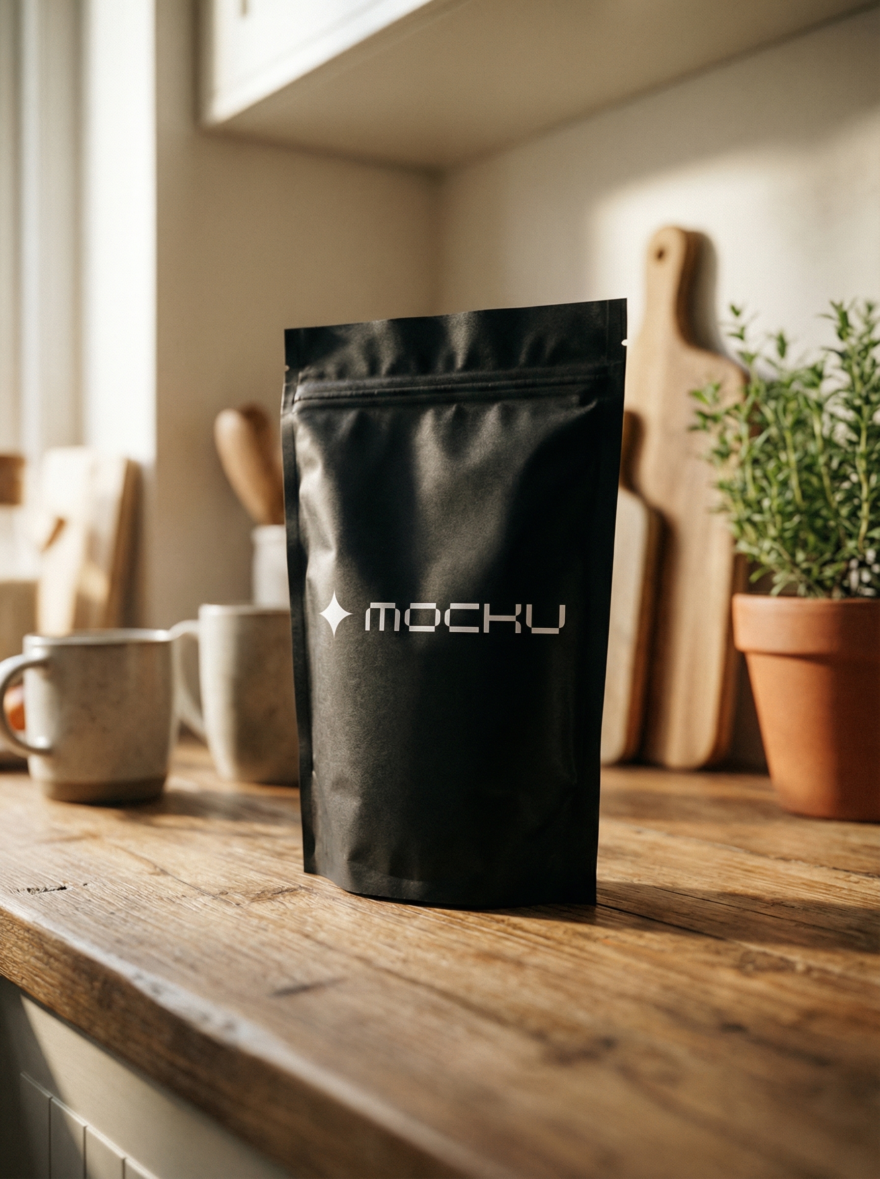 Protein Powder Pouch Kitchen mockup