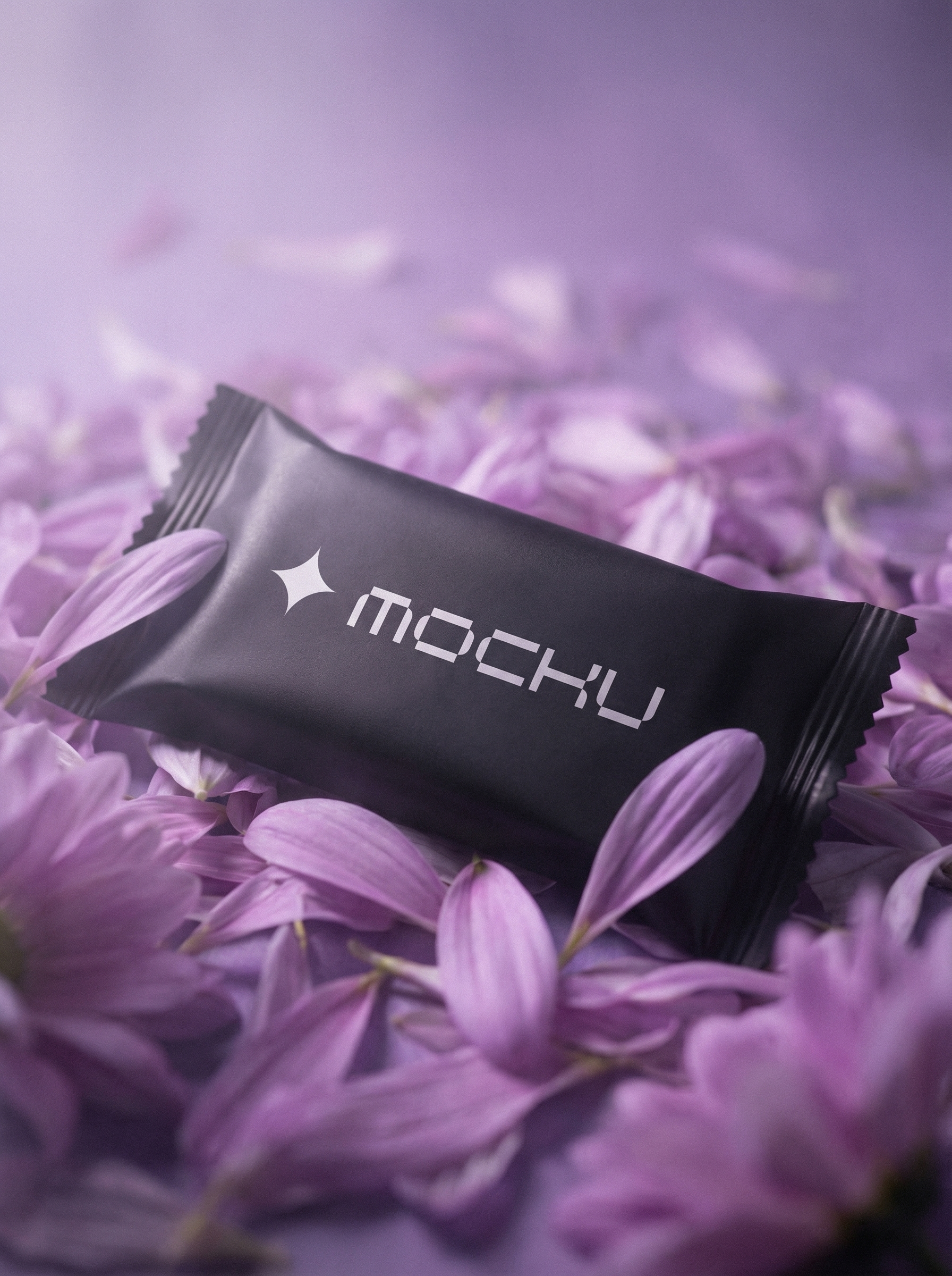 Snack Bar Wrapper Minimal White mockup