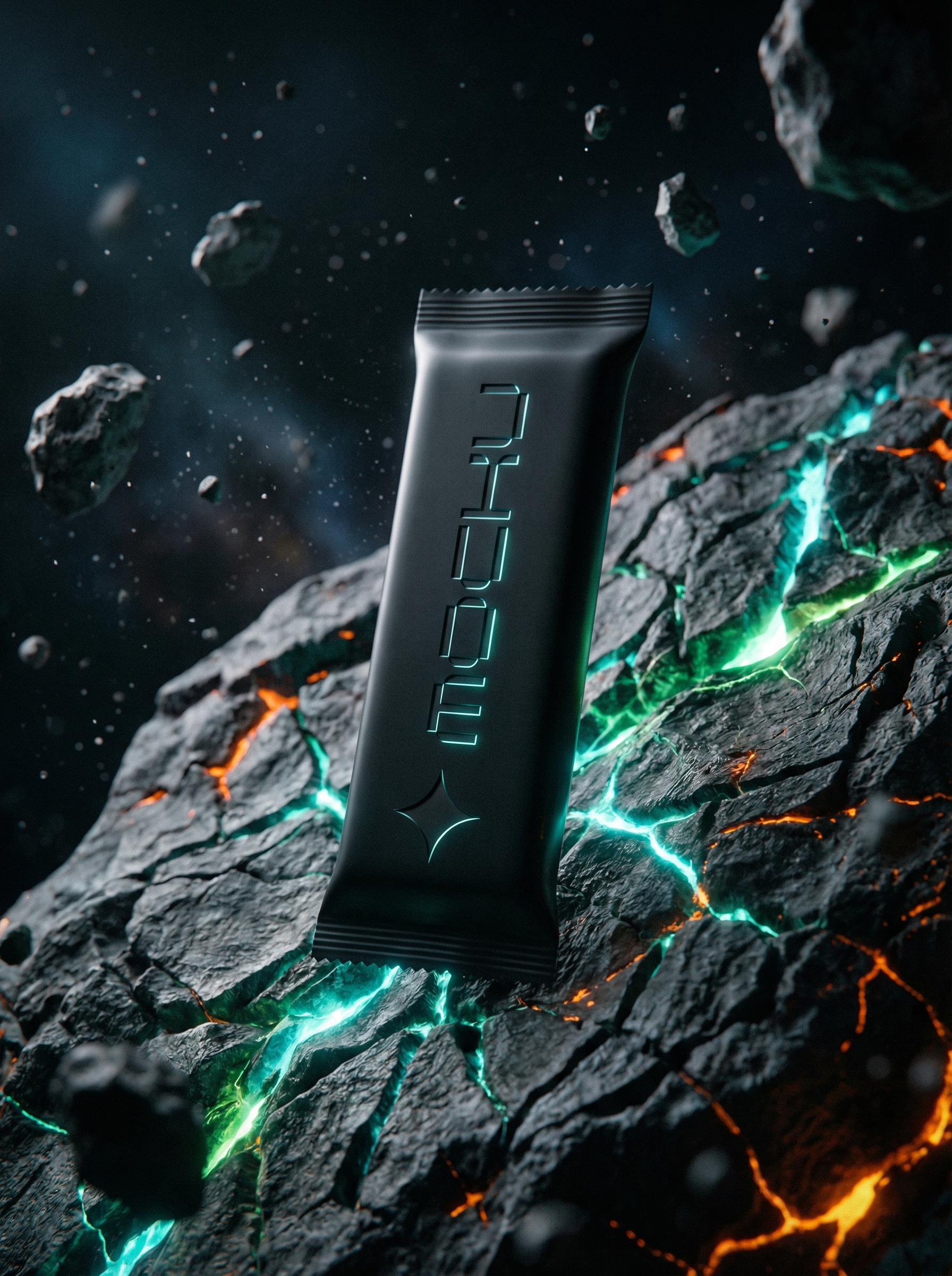 Snack Bar Wrapper Minimal White mockup