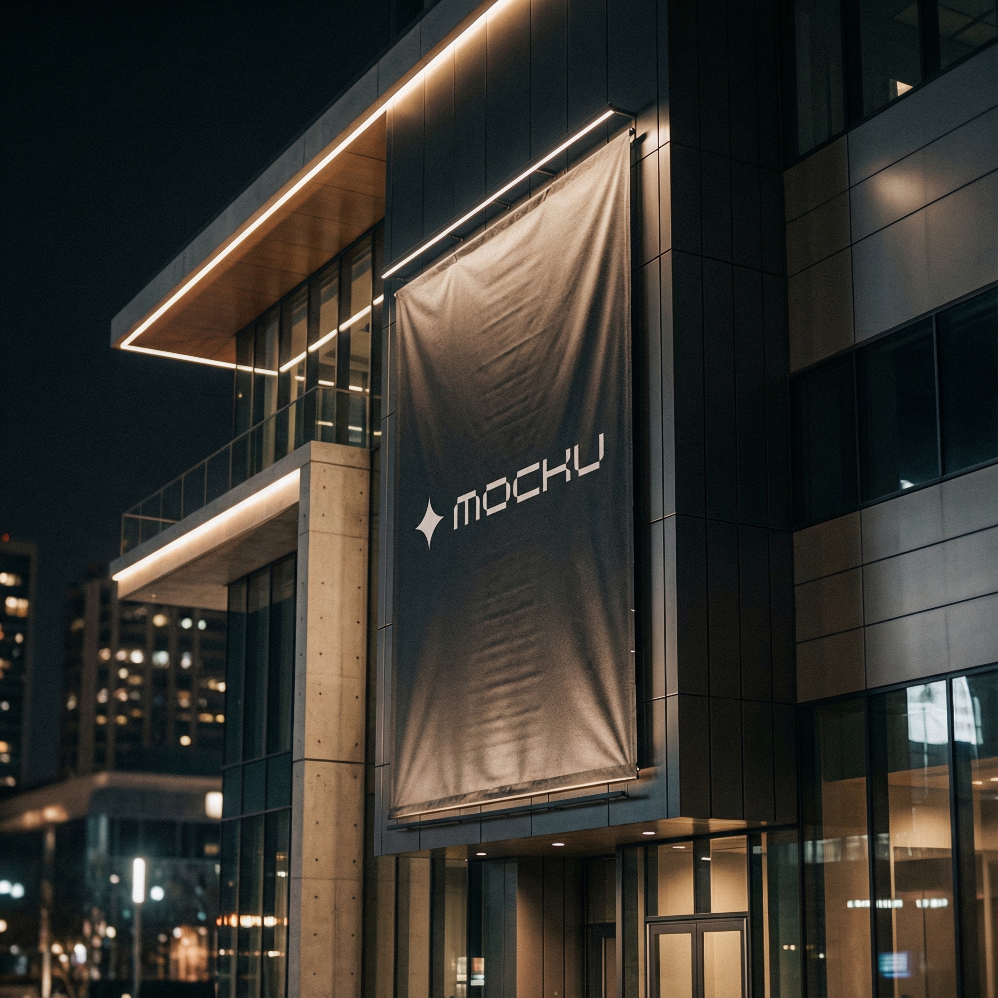 Banner Dark Modern mockup