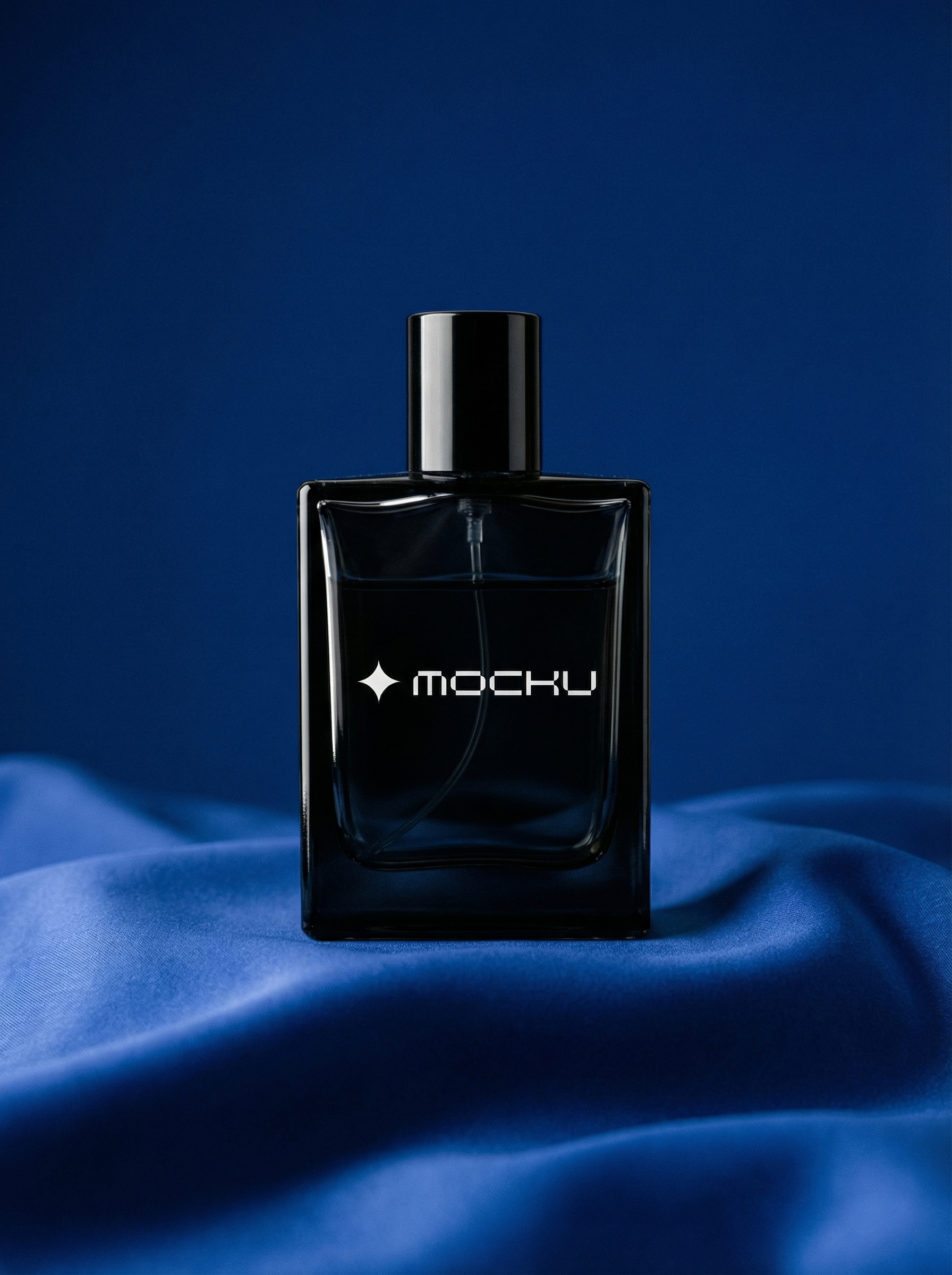 Perfume Bottle Minimal White mockup