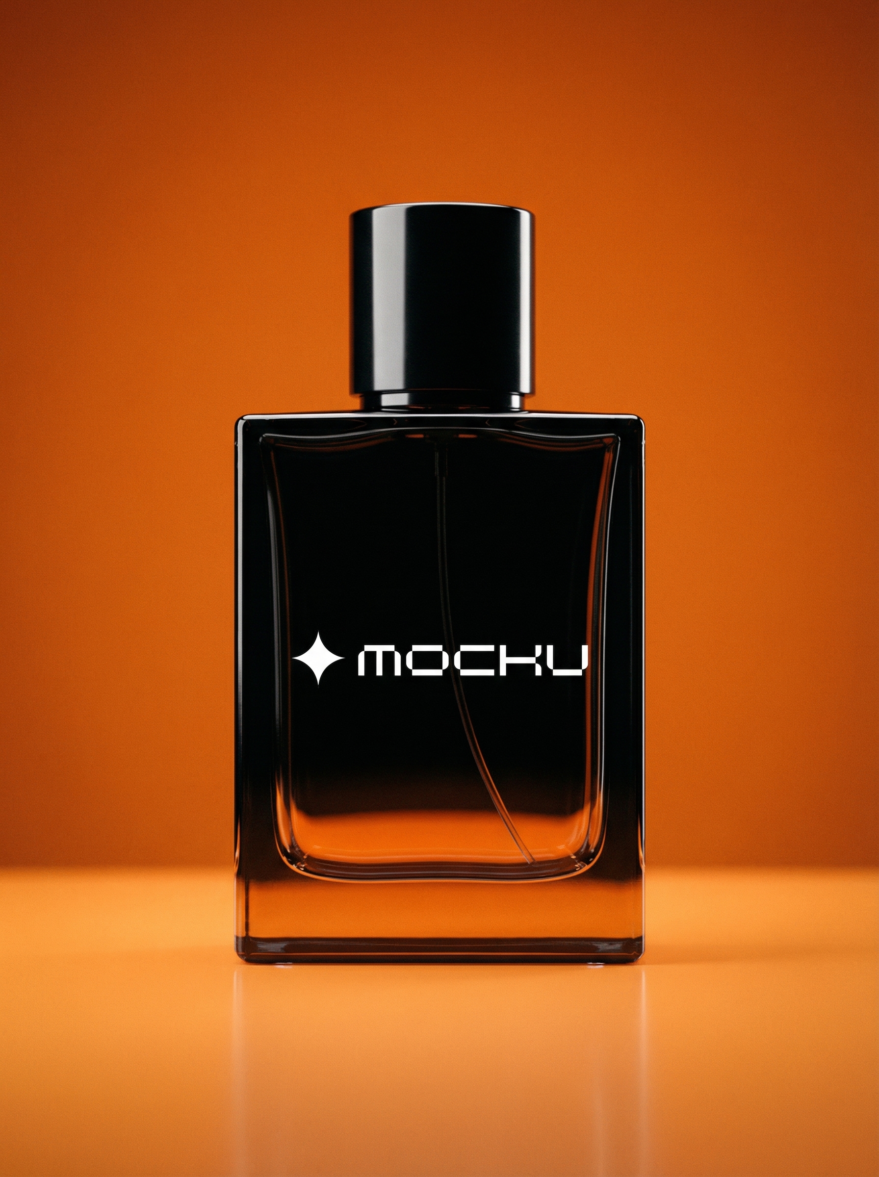 Perfume Bottle Minimal White mockup