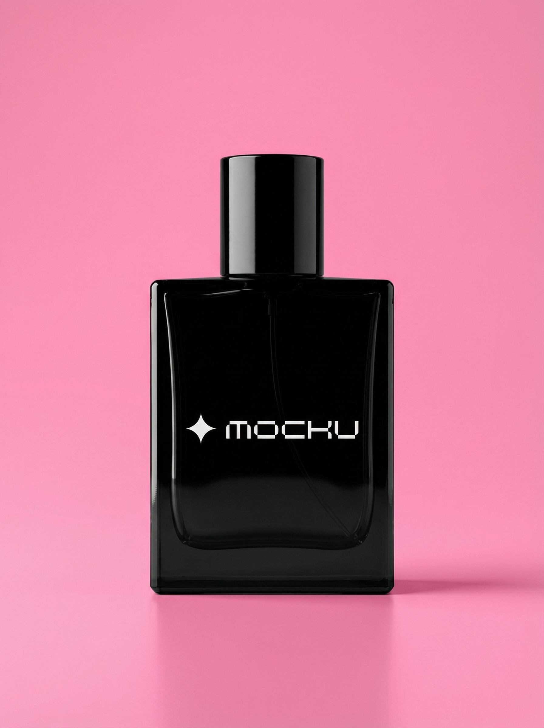 Perfume Bottle Minimal White mockup