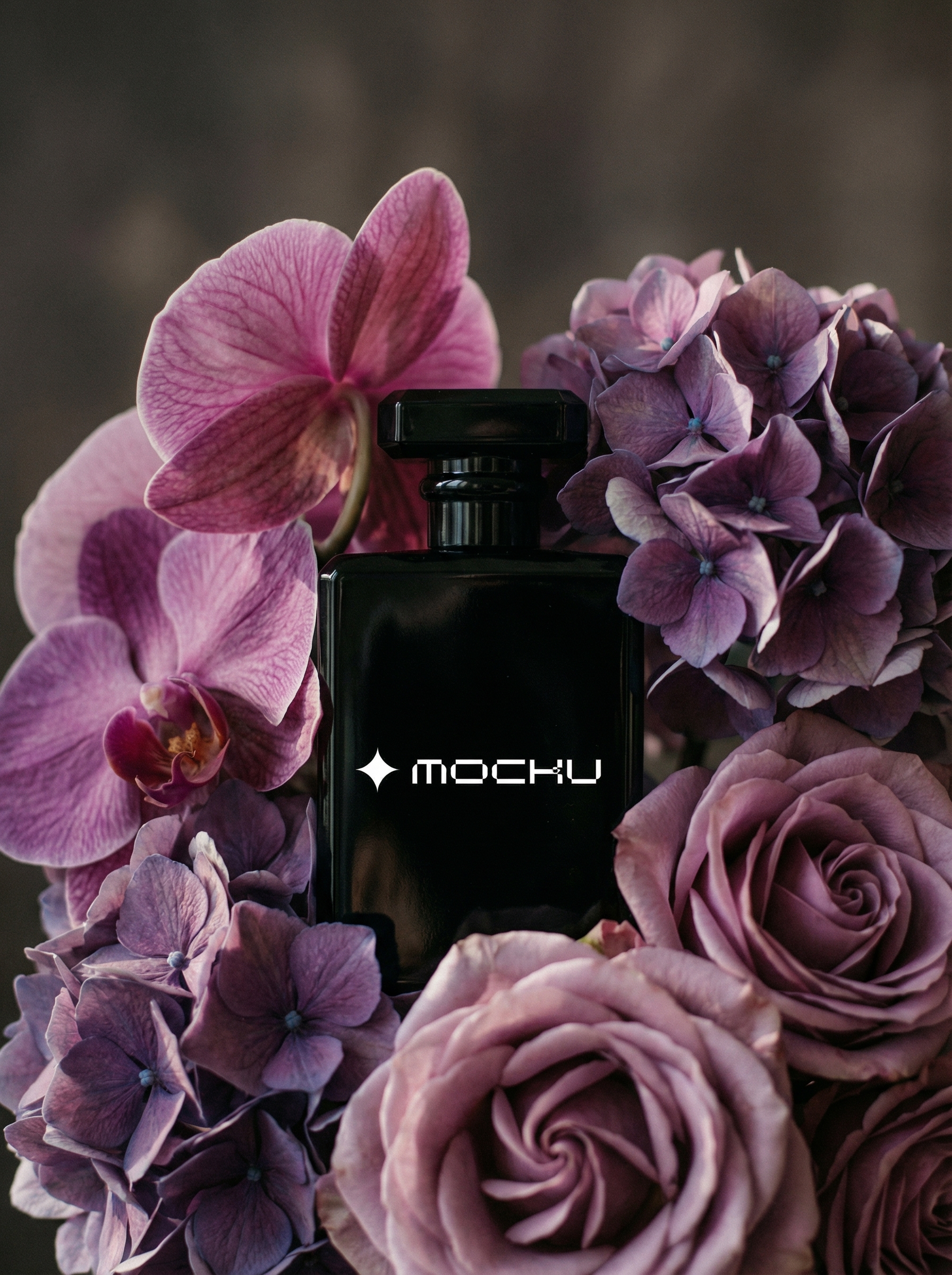 Perfume Bottle Minimal White mockup