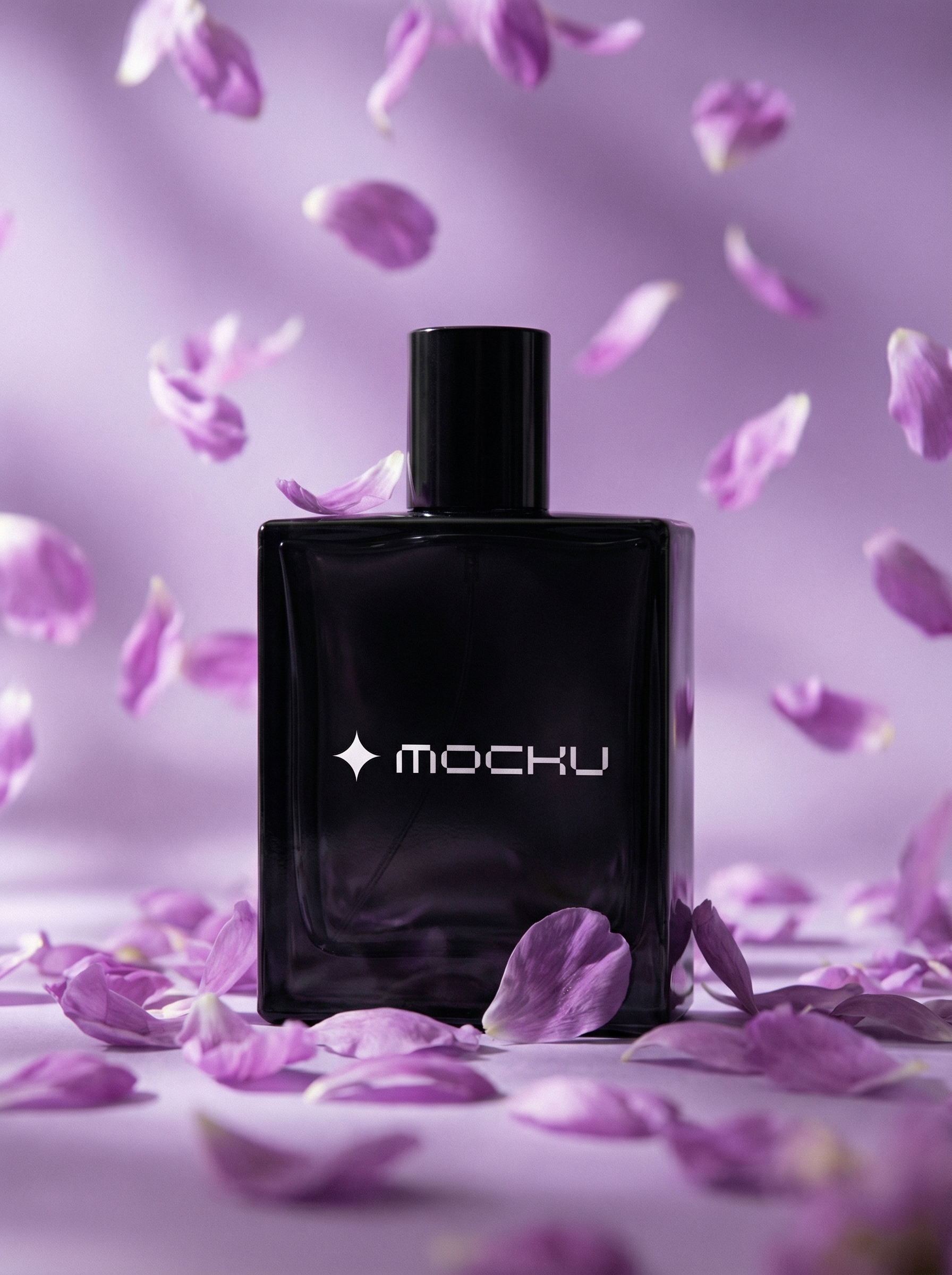 Perfume Bottle Minimal White mockup