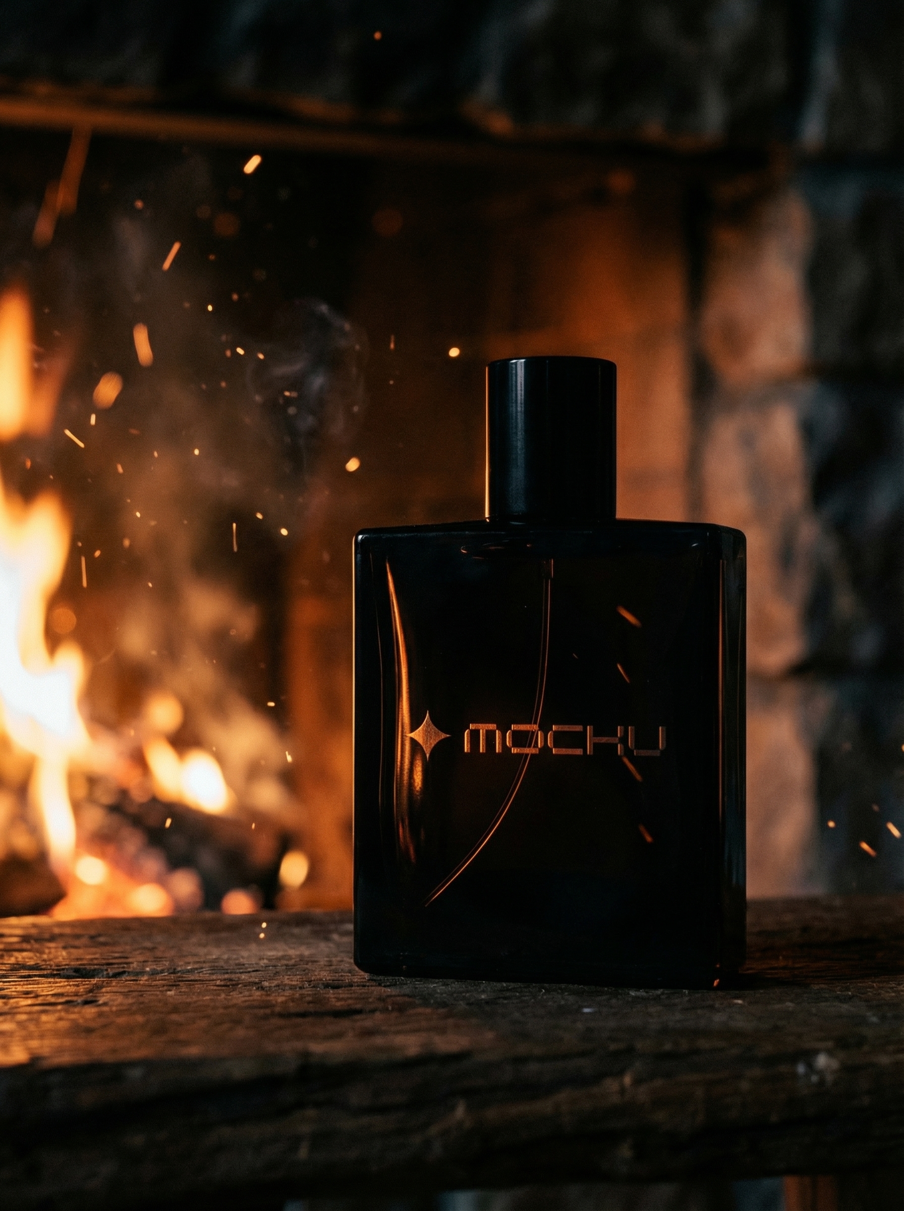 Perfume Bottle Minimal White mockup