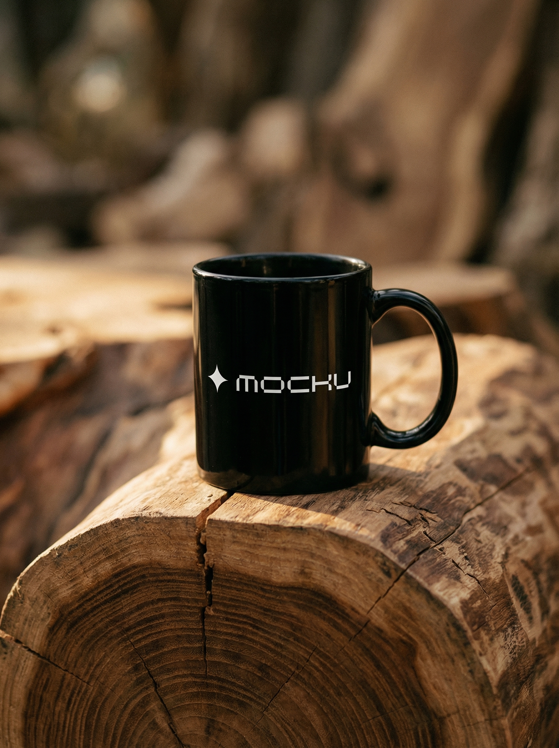 Mug Minimal White mockup