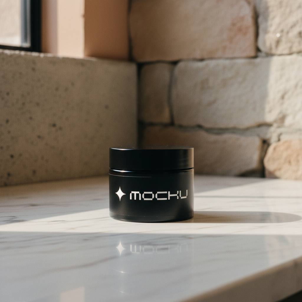 Jar Minimal White mockup