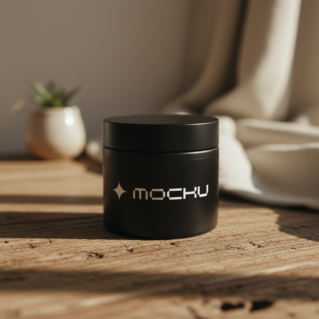 Jar Minimal White mockup