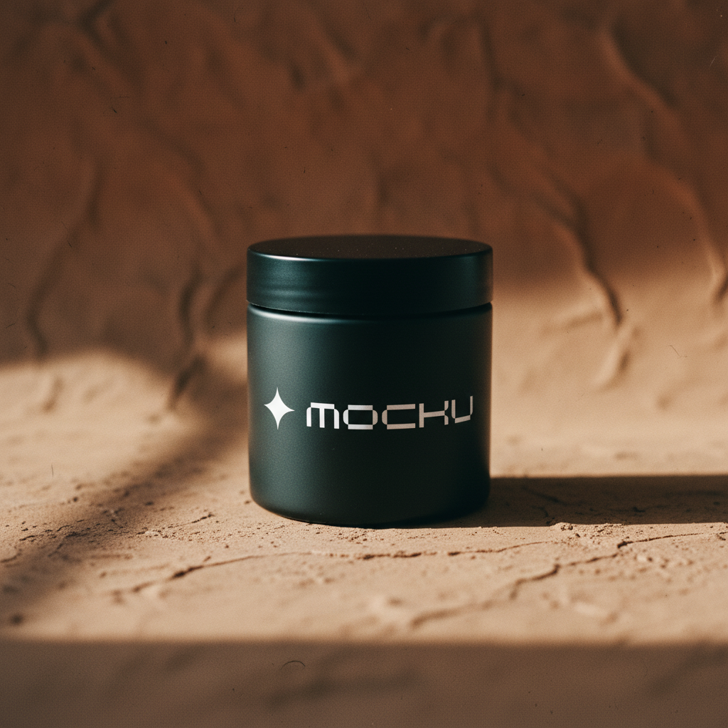 Jar Minimal White mockup