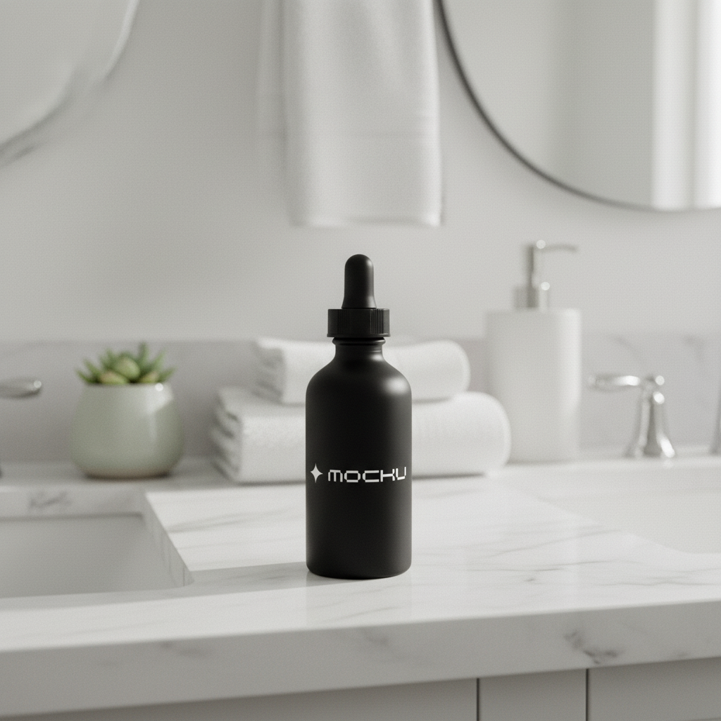Dropper Bottle Bathroom mockup