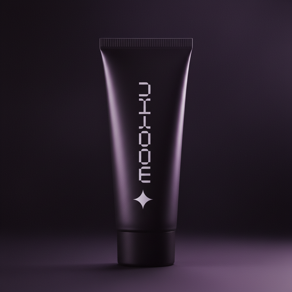 Cosmetic Tube Minimal White mockup