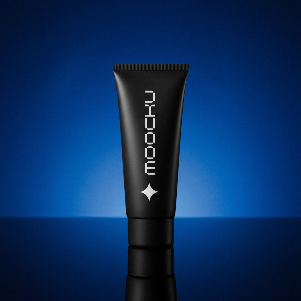 Cosmetic Tube Minimal White mockup