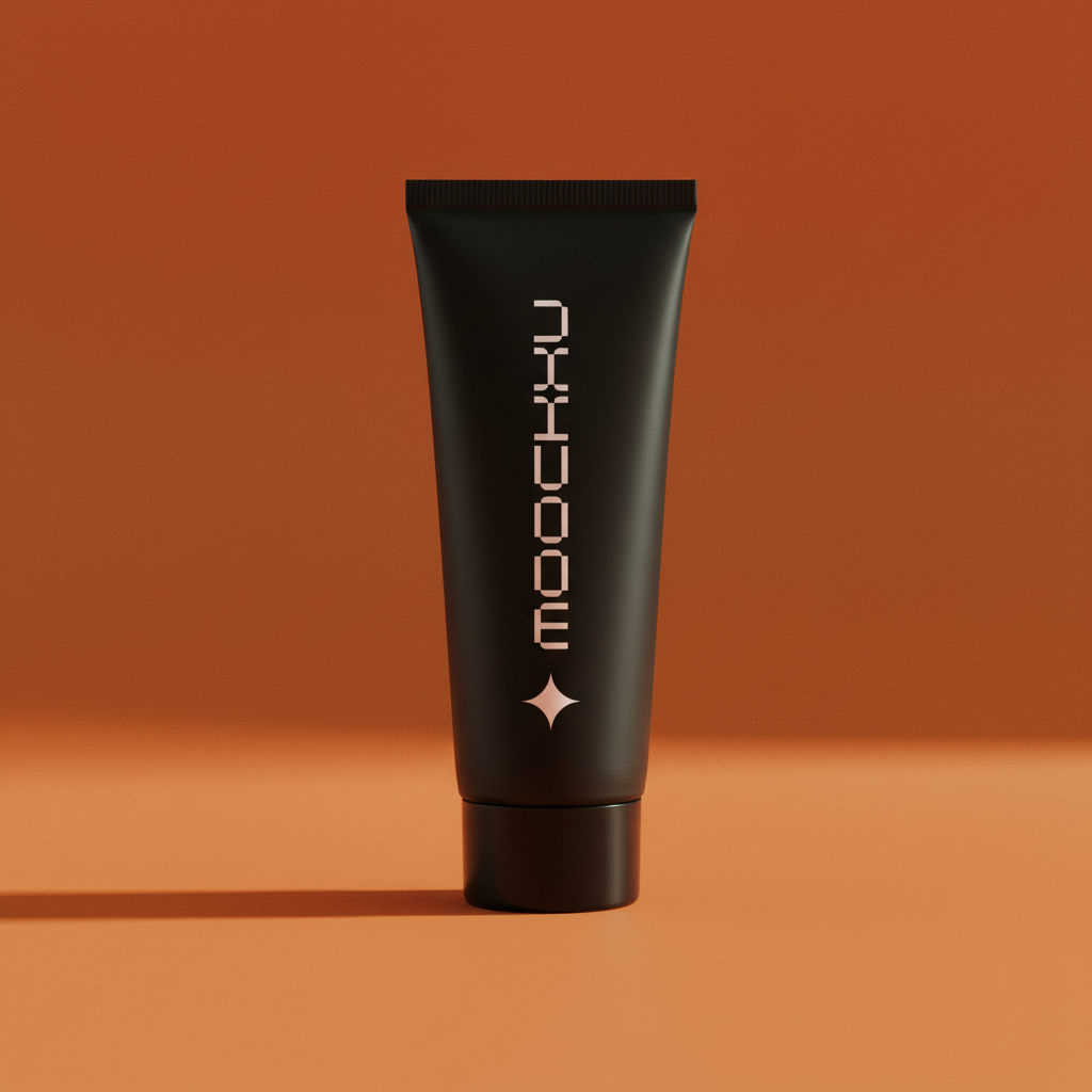 Cosmetic Tube Minimal White mockup