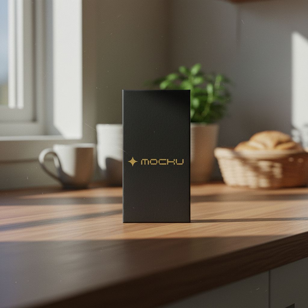 Chocolate Bar Wrapper Kitchen mockup