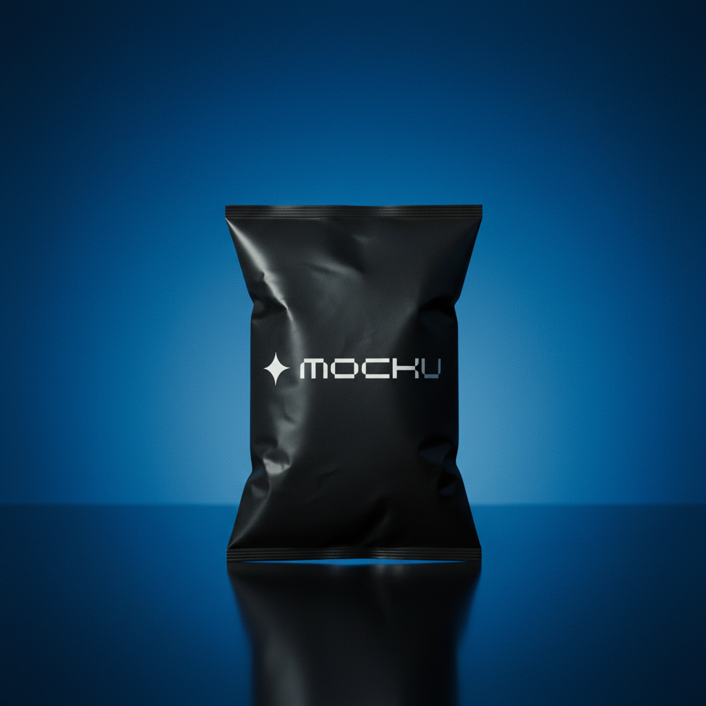 Chips Bag Minimal White mockup