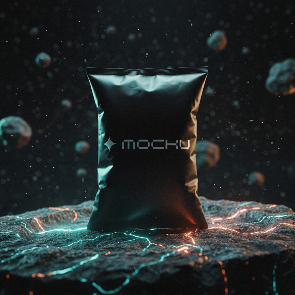 Chips Bag Minimal White mockup