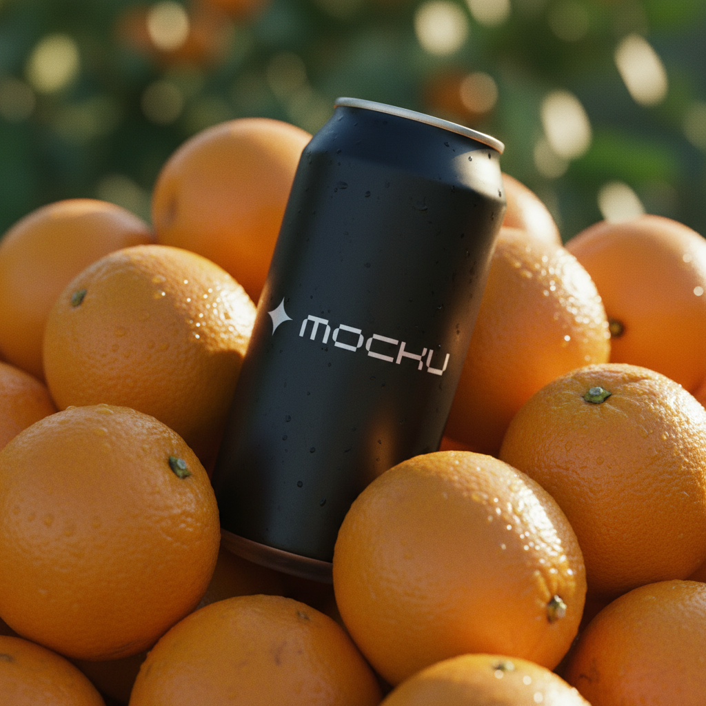 Can Minimal White mockup