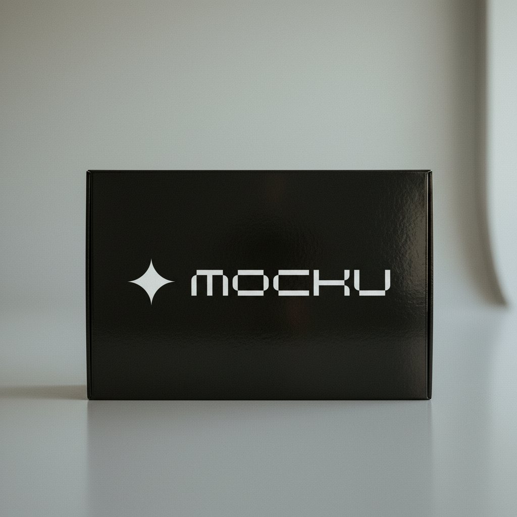 Box Minimal White mockup