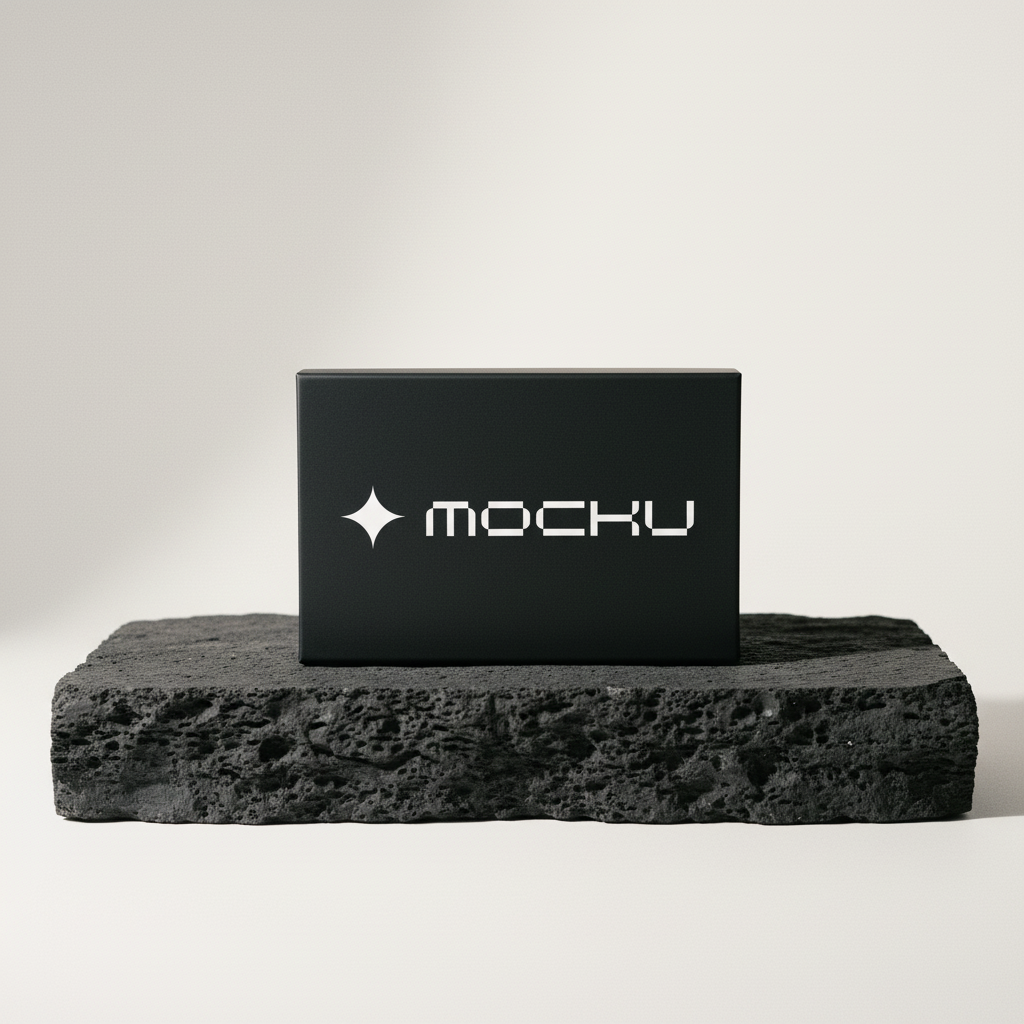 Box Minimal White mockup