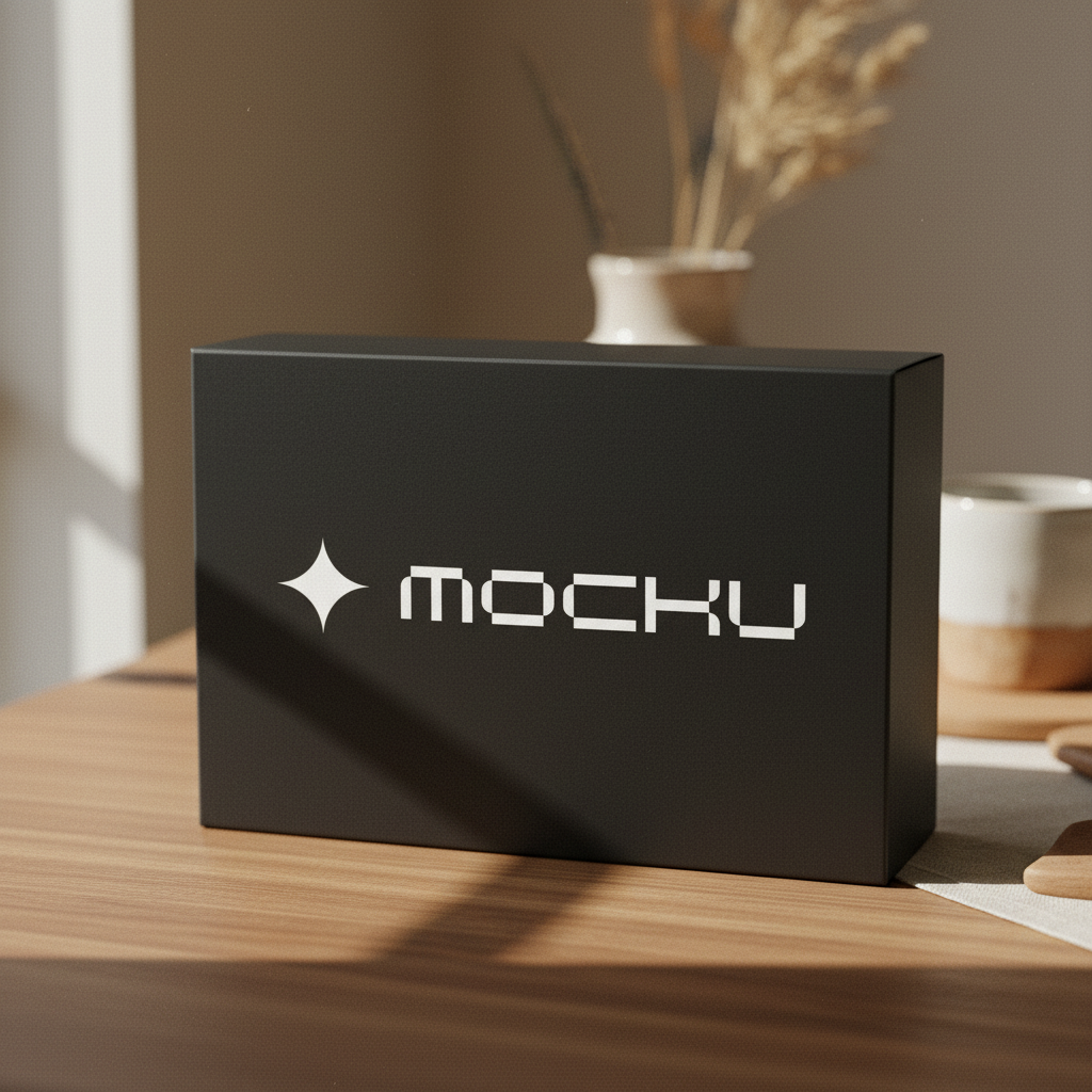 Box Minimal White mockup