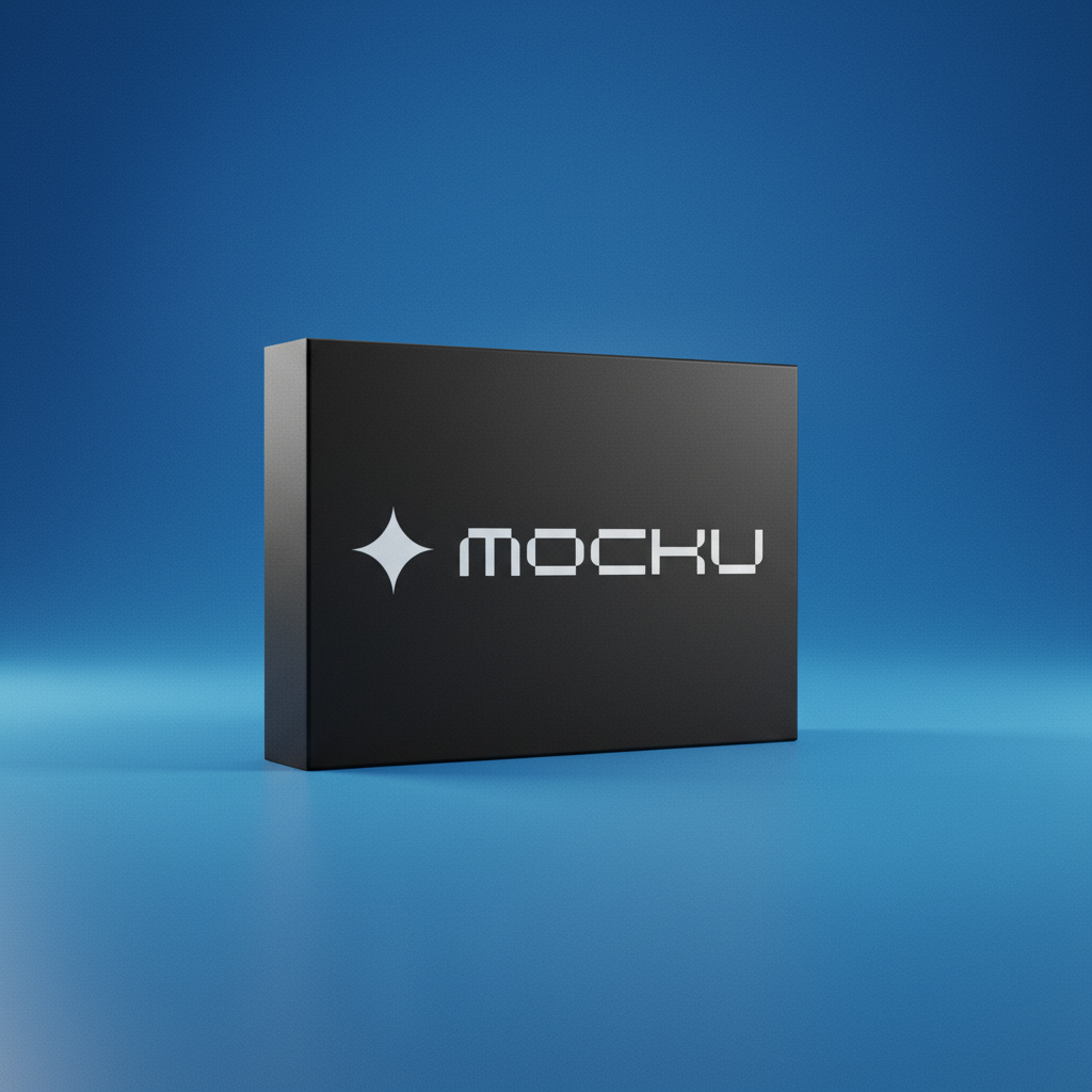 Box Minimal White mockup