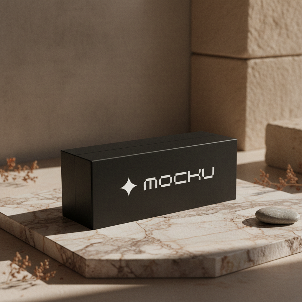 Box Minimal White mockup