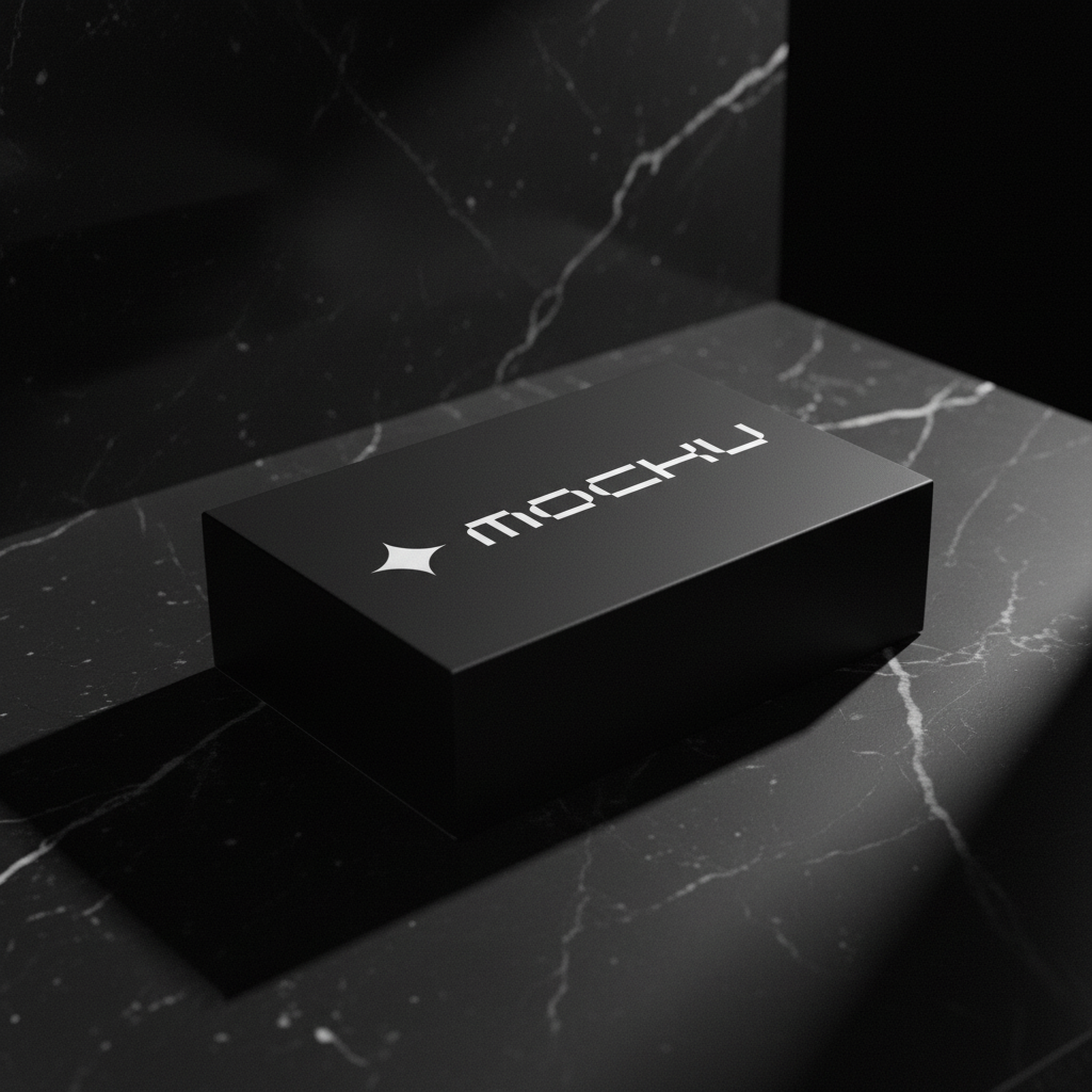 Box Minimal White mockup