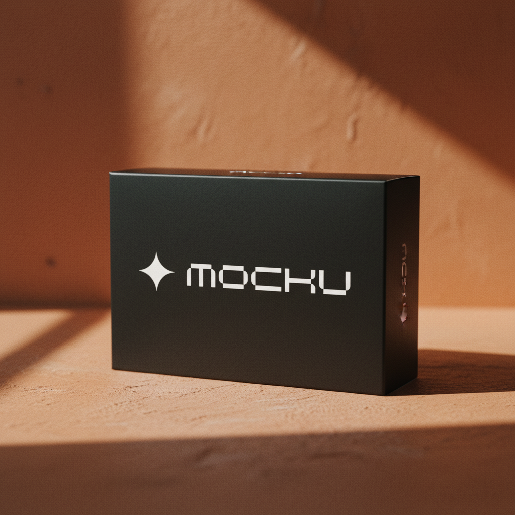 Box Minimal White mockup