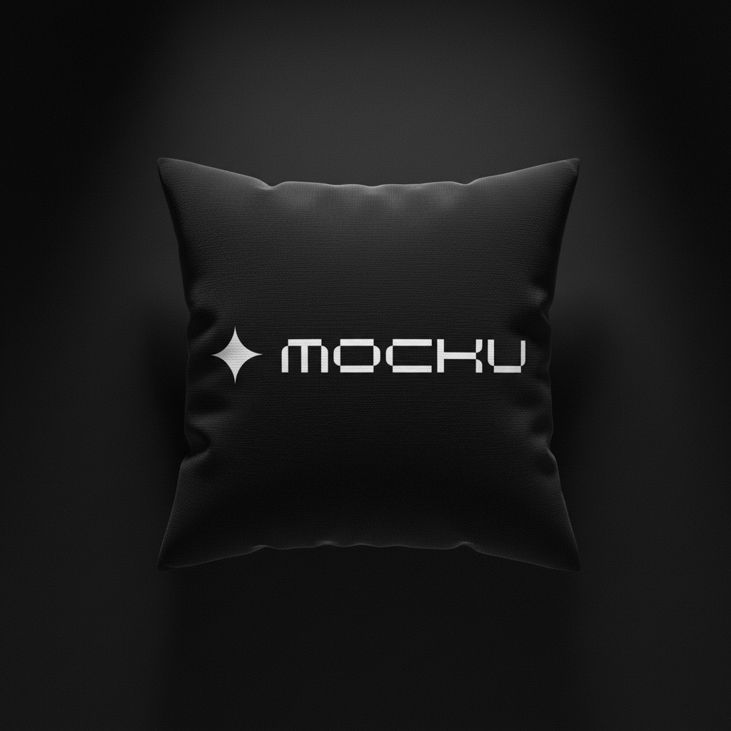 Pillow Minimal Dark mockup