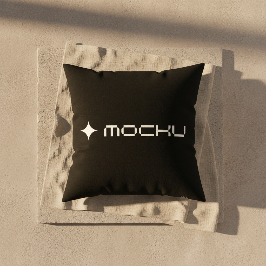 Pillow Golden Studio mockup