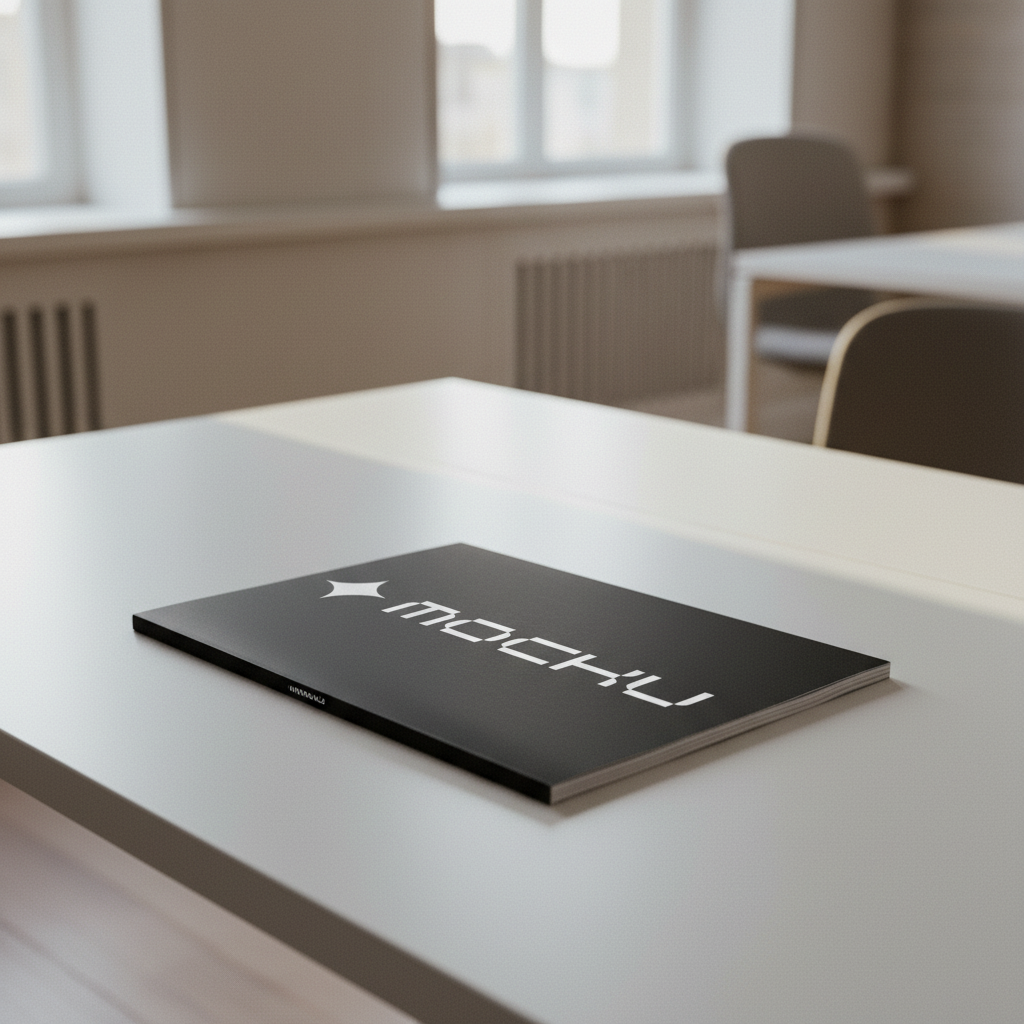 Magazine Office Desk mockup