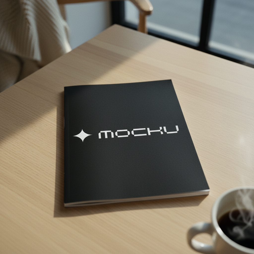 Magazine Coffee Shop mockup