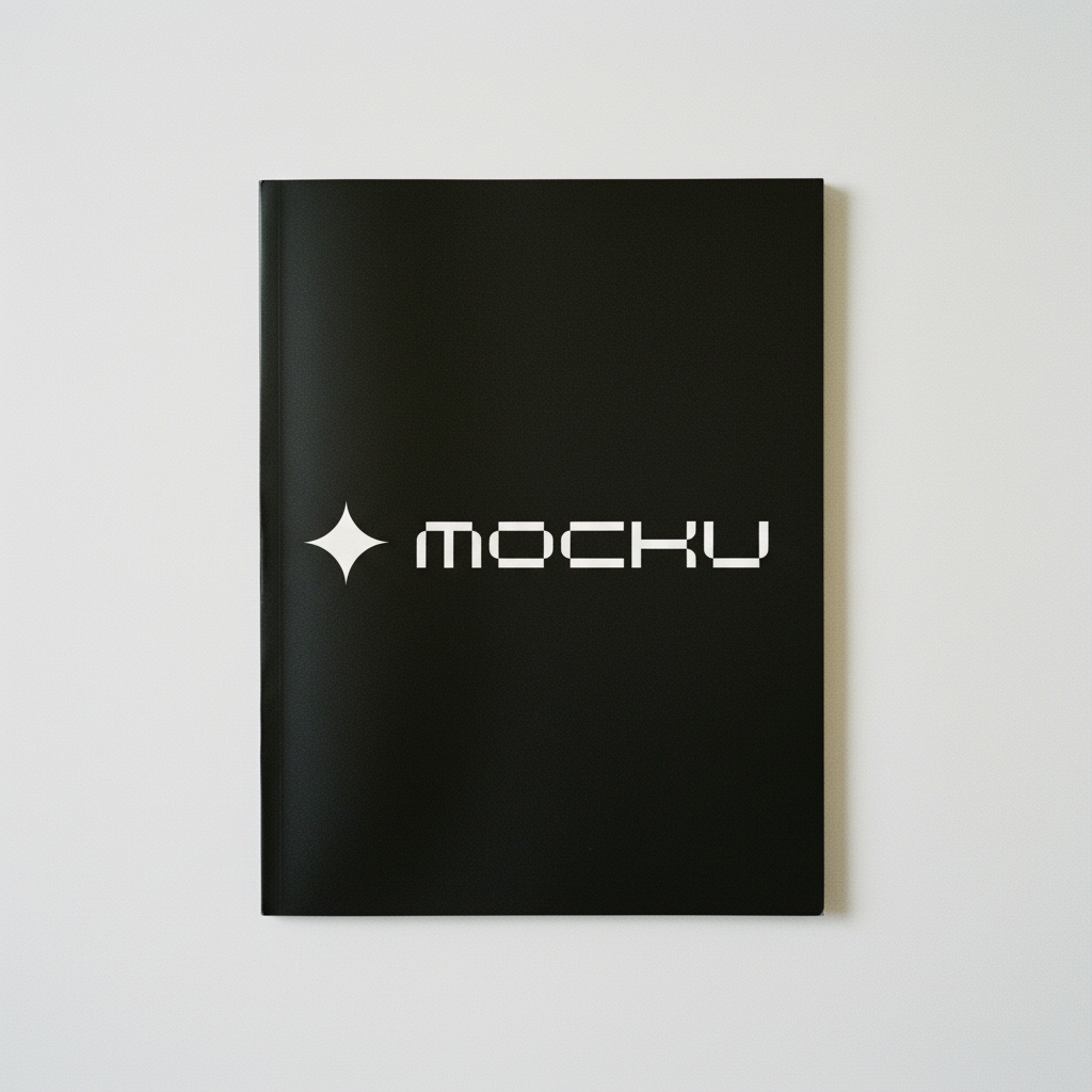 Magazine Minimal White mockup