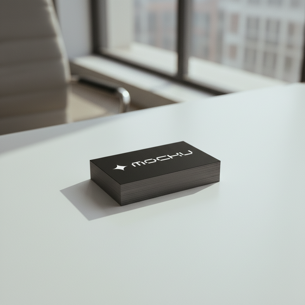 Business Card Office Desk mockup