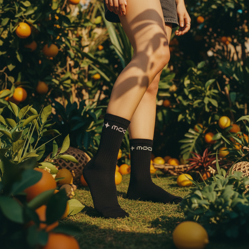 Socks Mediterranean Tropical Abundance mockup
