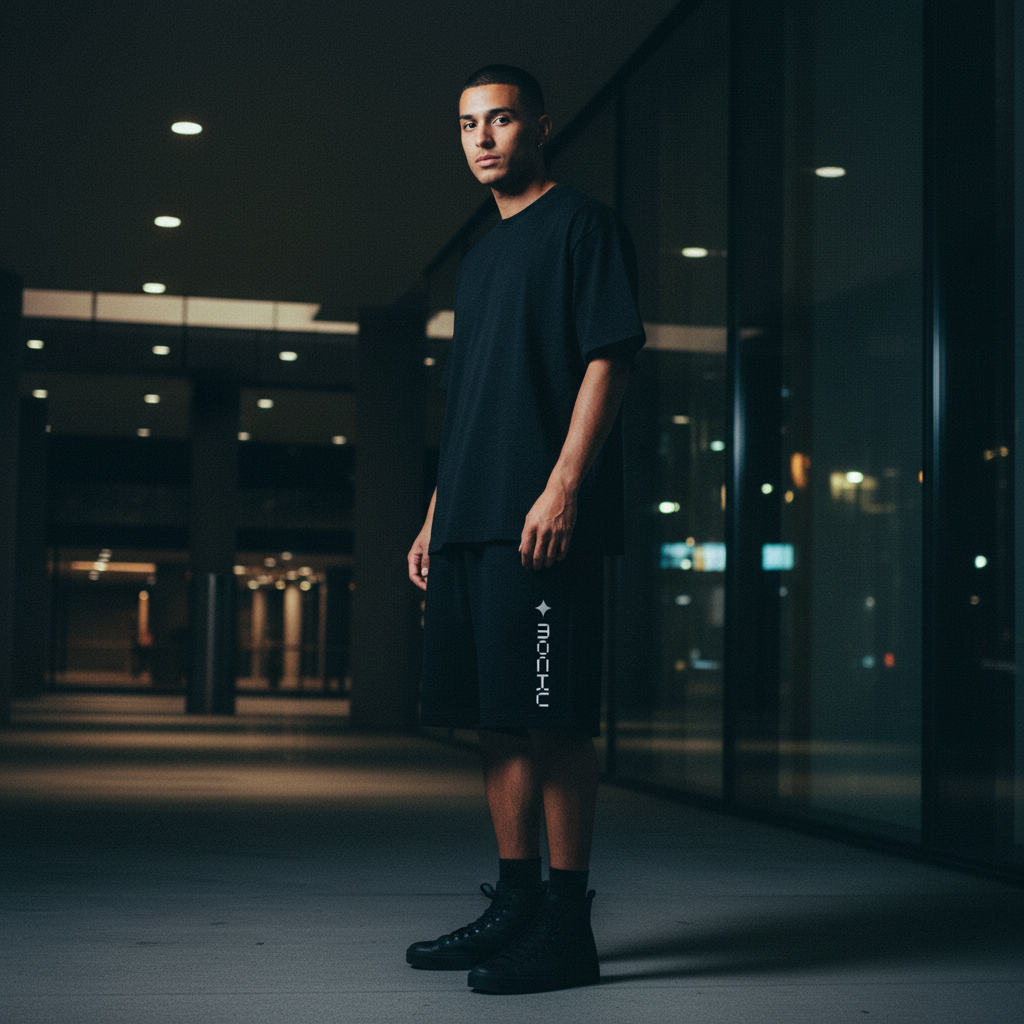 Shorts Dark Modern mockup