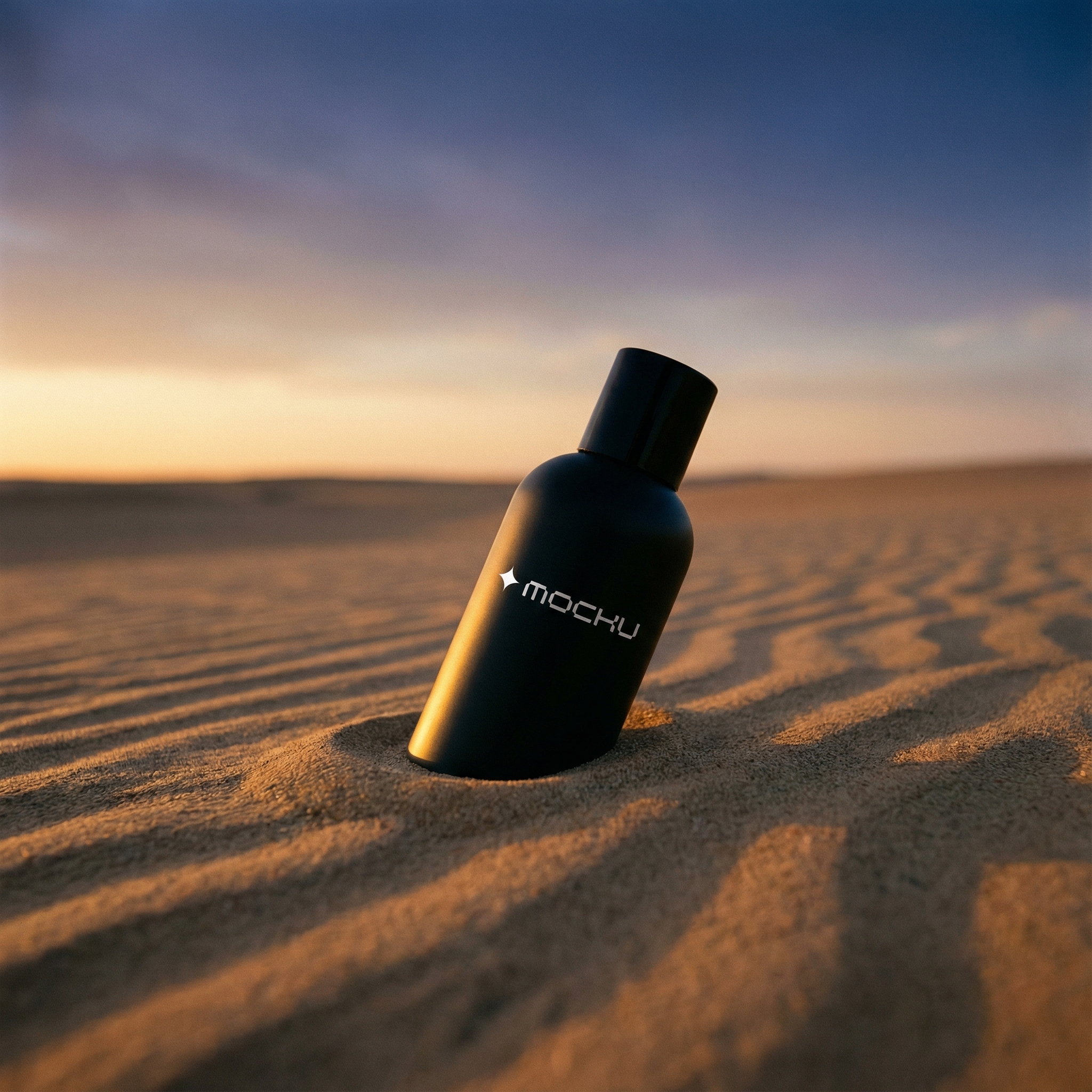 Cosmetic Bottle Minimal White mockup