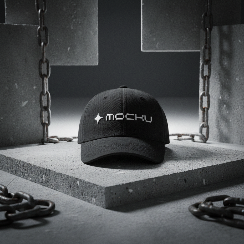 Cap Concrete Chains Industrial mockup