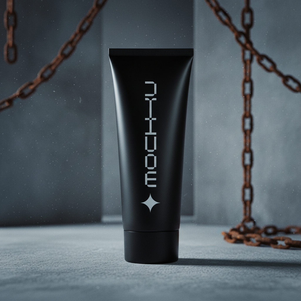 Cosmetic Tube Minimal White mockup