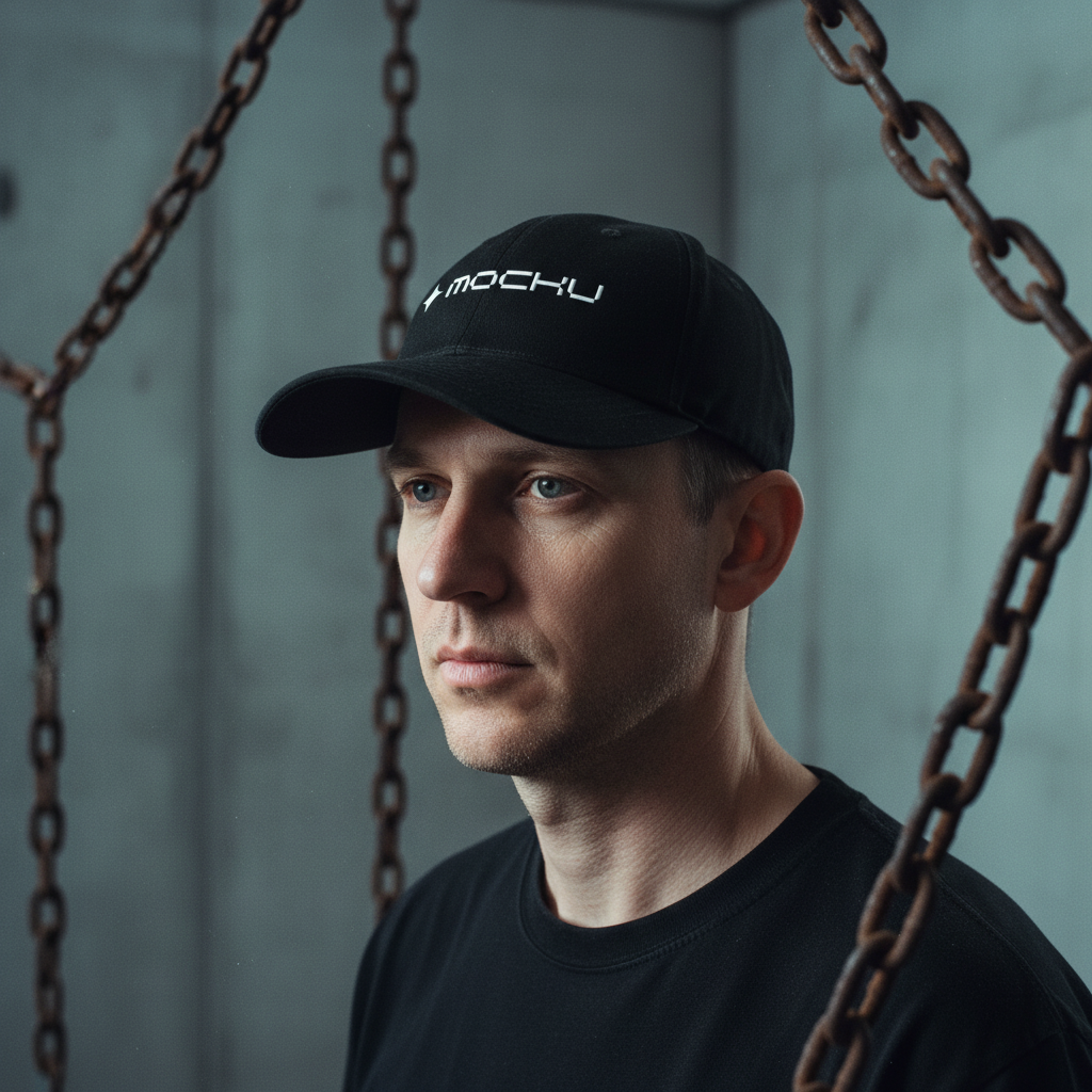 Cap Concrete Chains Industrial mockup