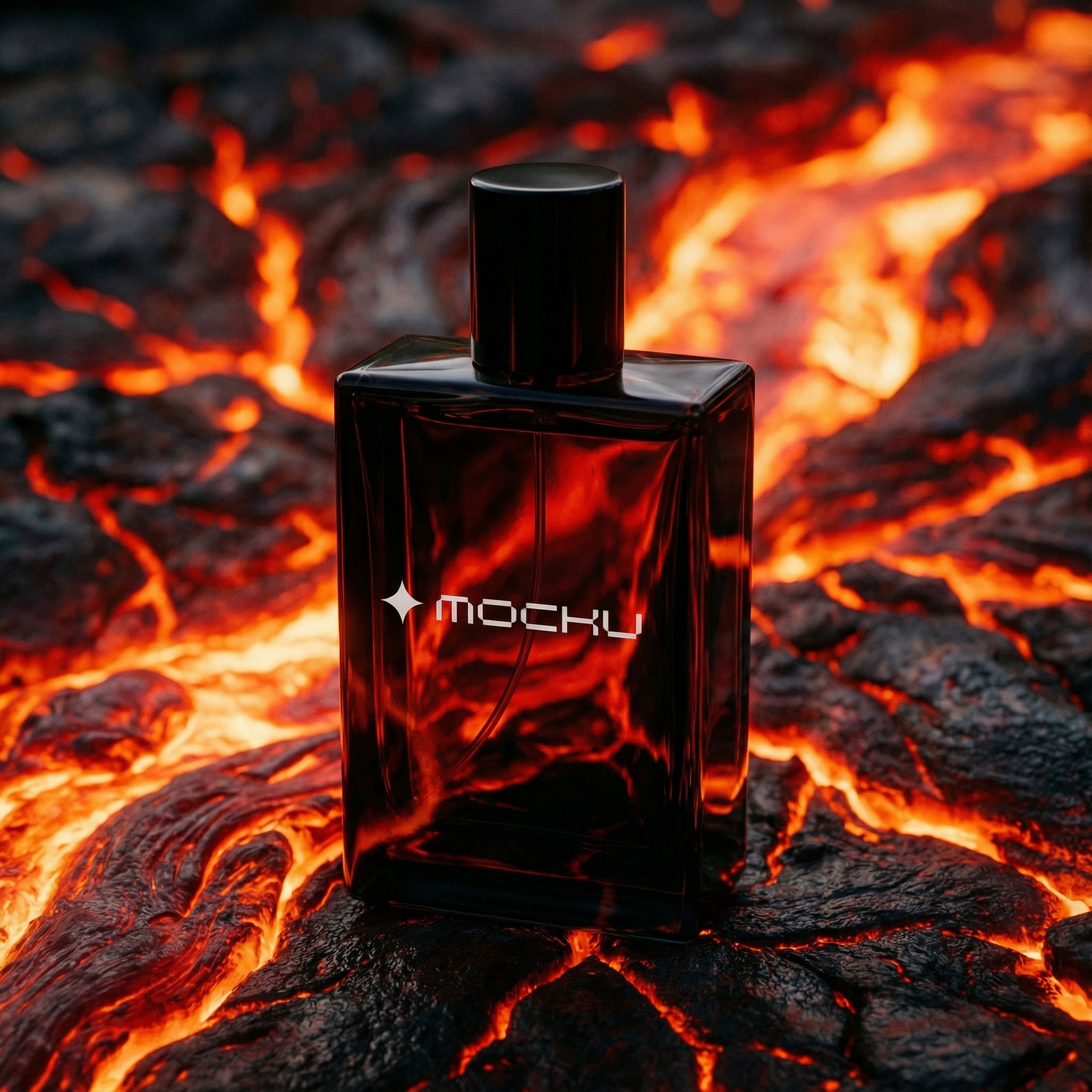 Perfume Bottle Minimal White mockup